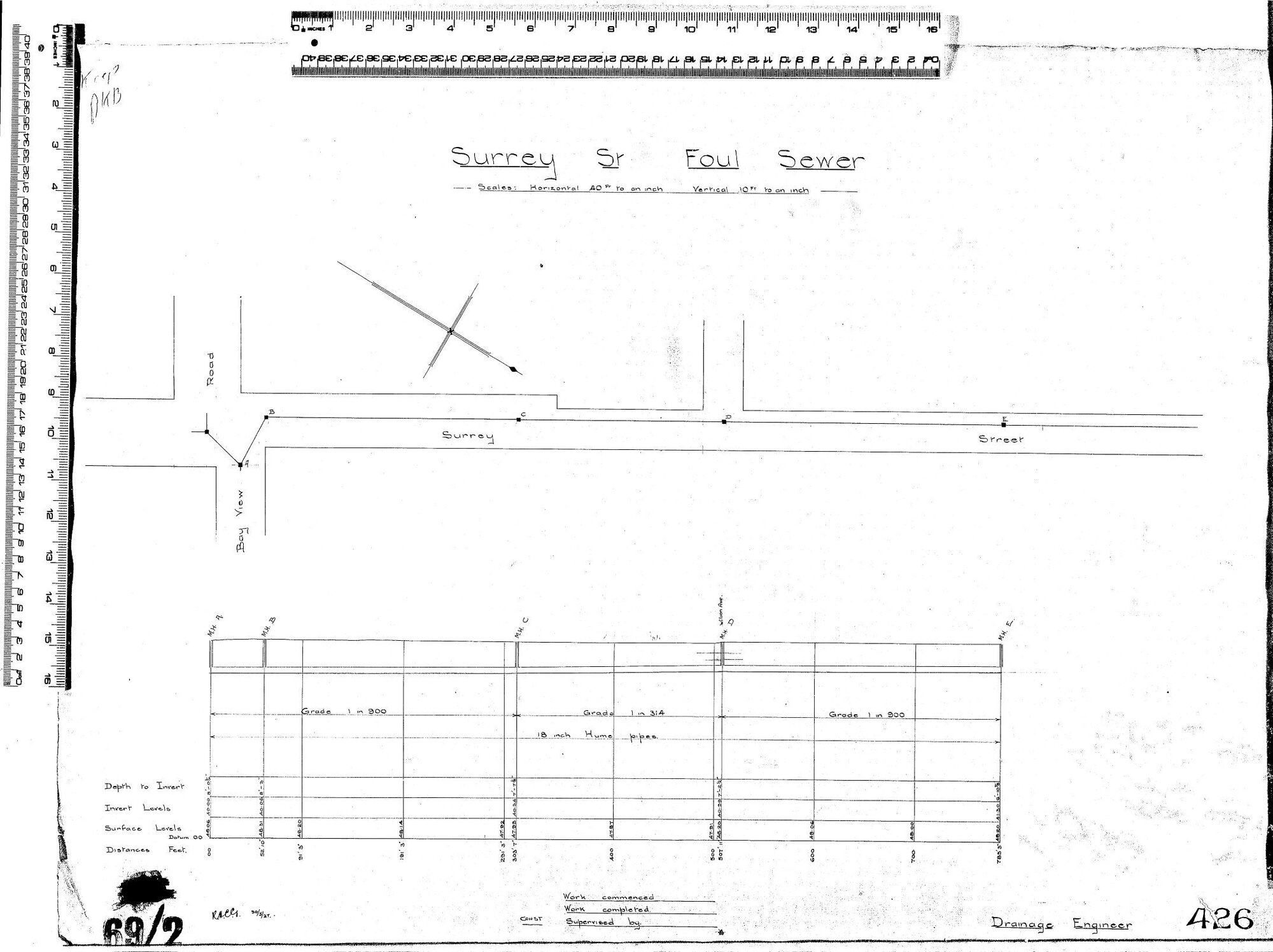 Surrey Street Foul Sewer