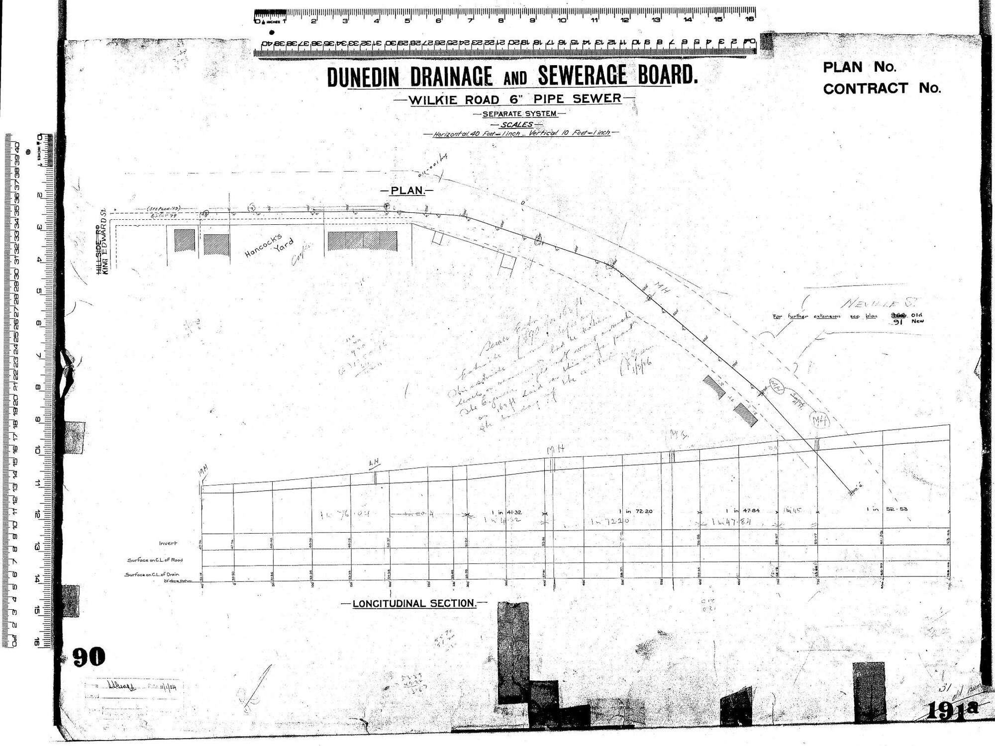 Wilkie Road 6&rdquo; Pipe Sewer - Separate System