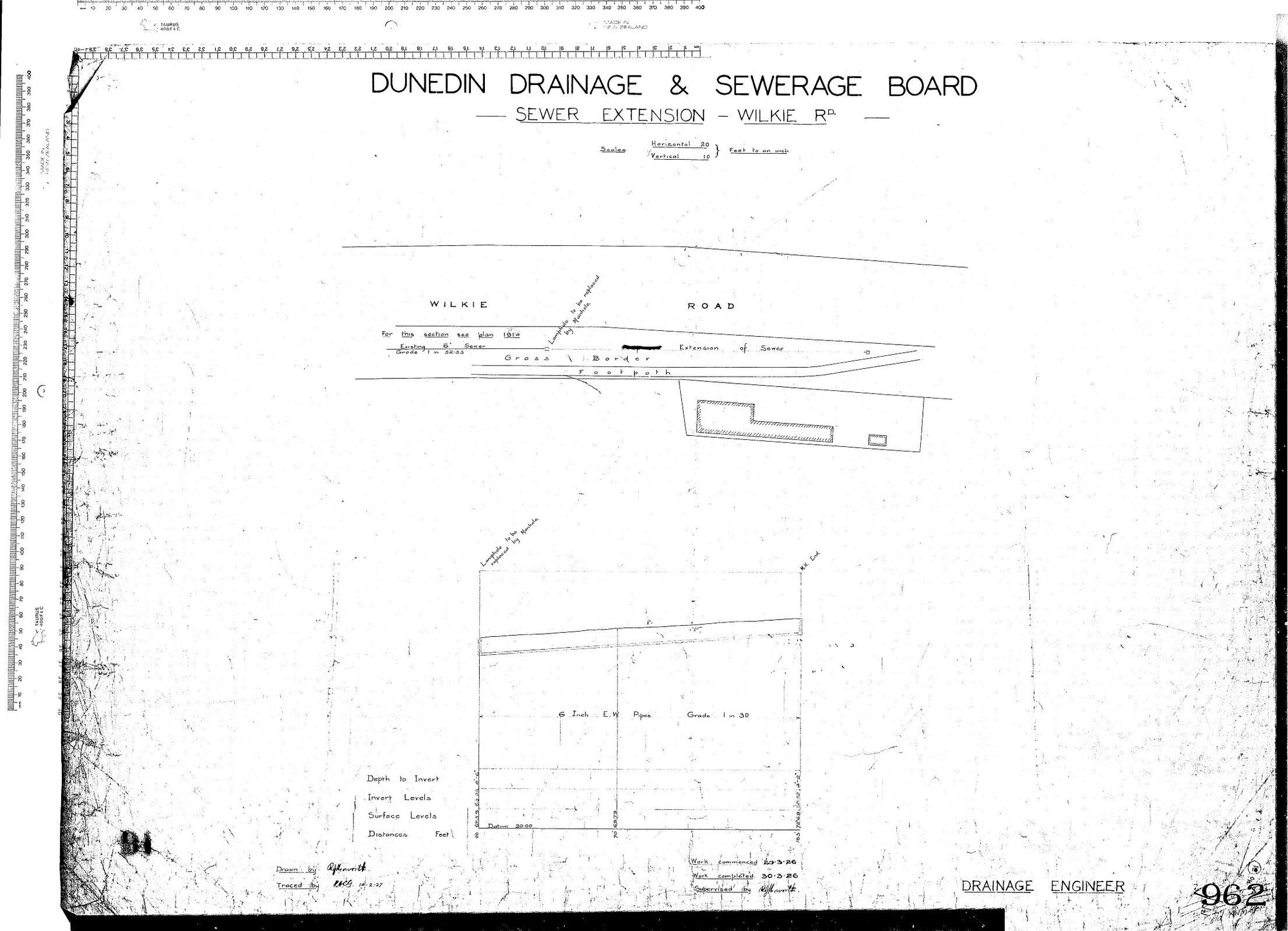 Sewer Extension - Wilkie Road