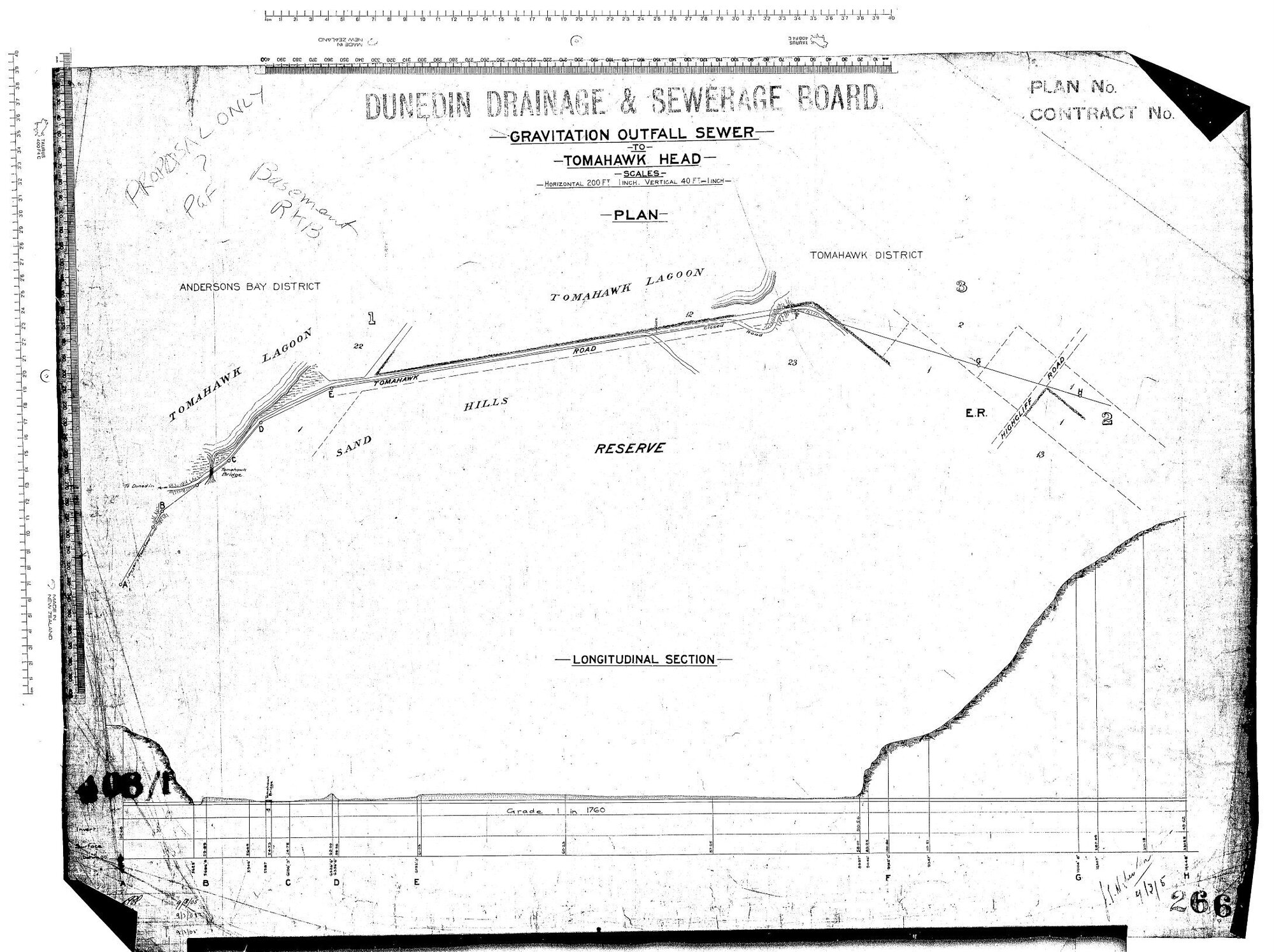 GRAVITATION OUTFALL SEWER - TO TOMAHAWK HEAD