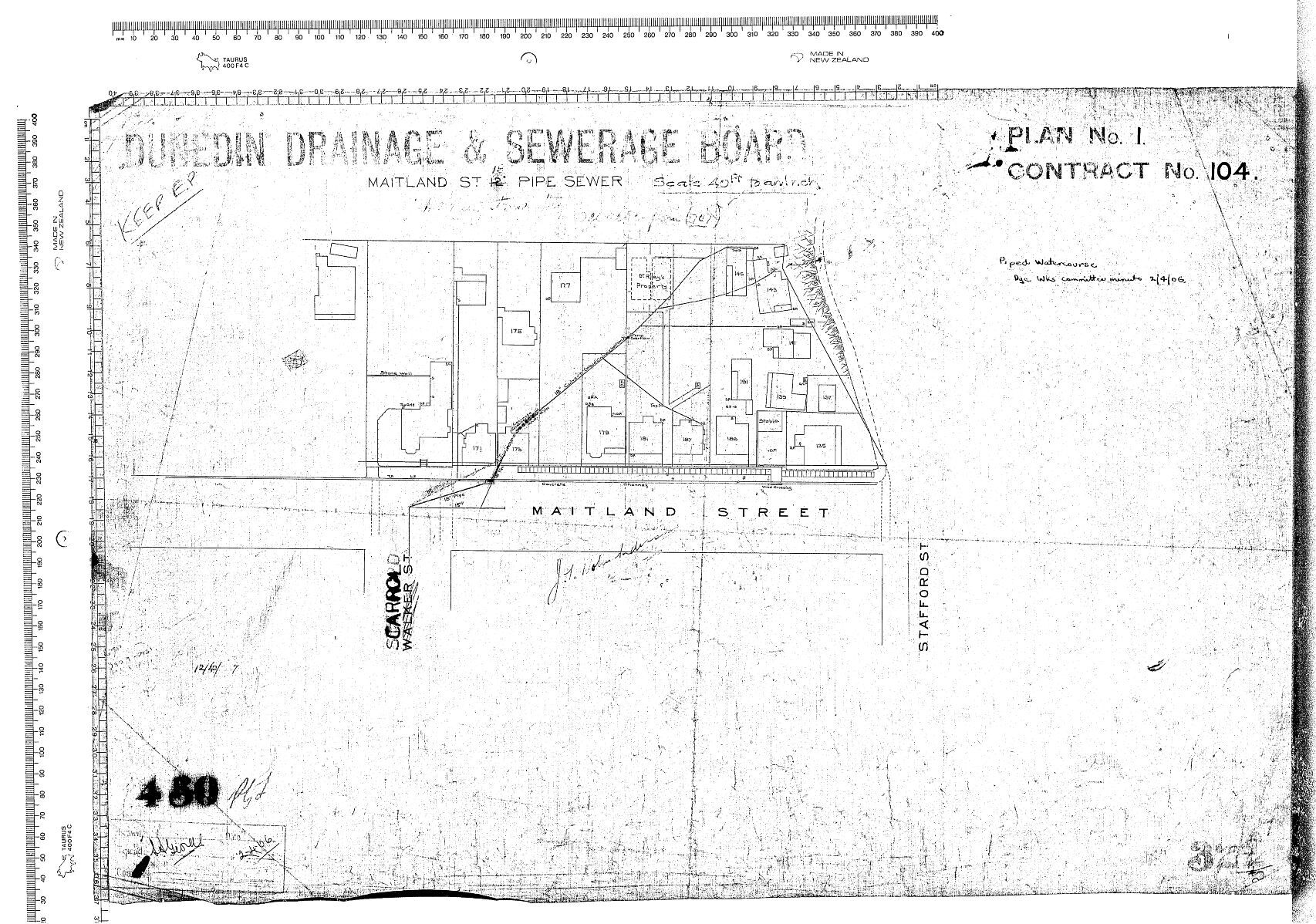 MAITLAND ST 18" PIPE SEWER