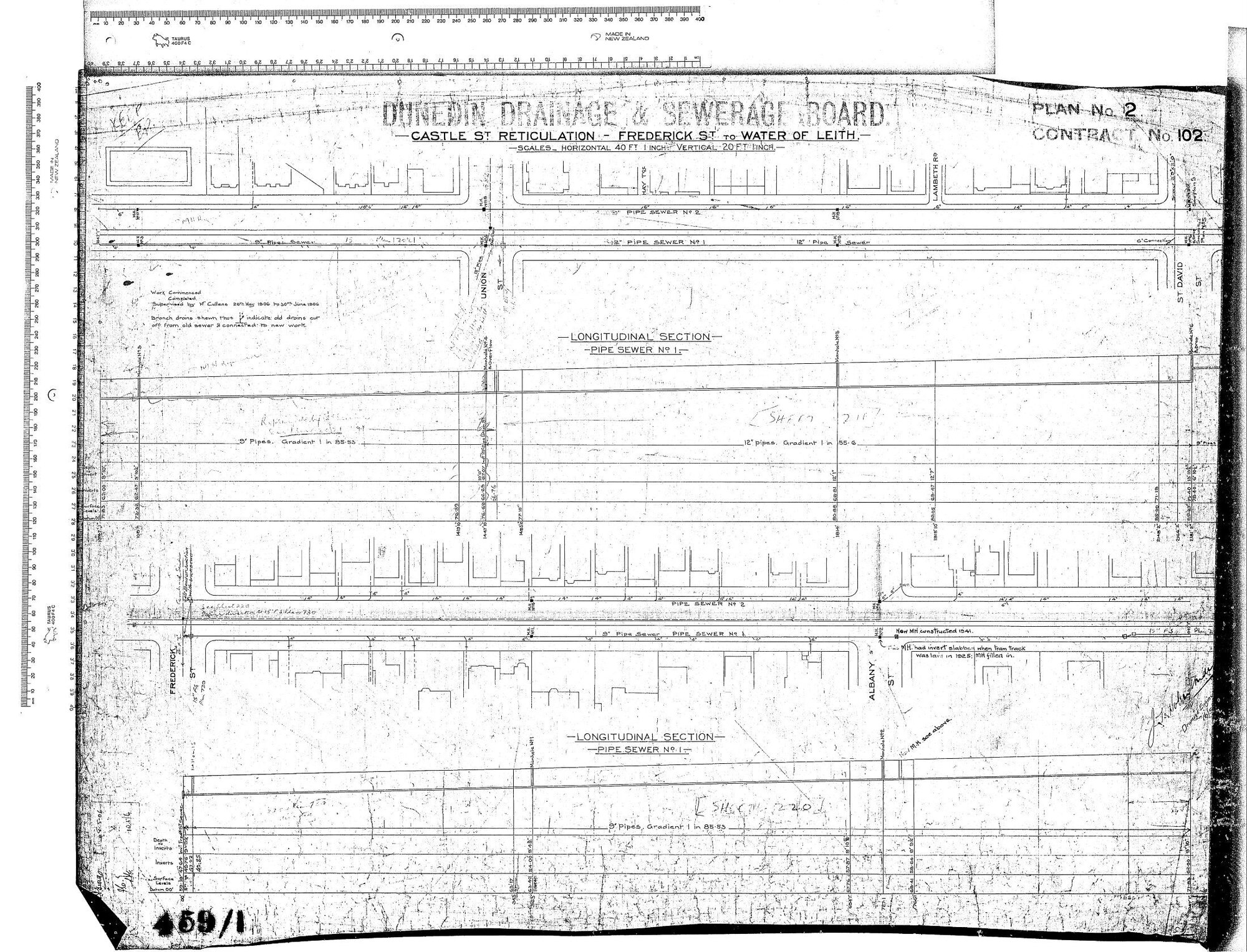 CASTLE ST RETICULATION - FREDERICK ST TO WATER OF LEITH