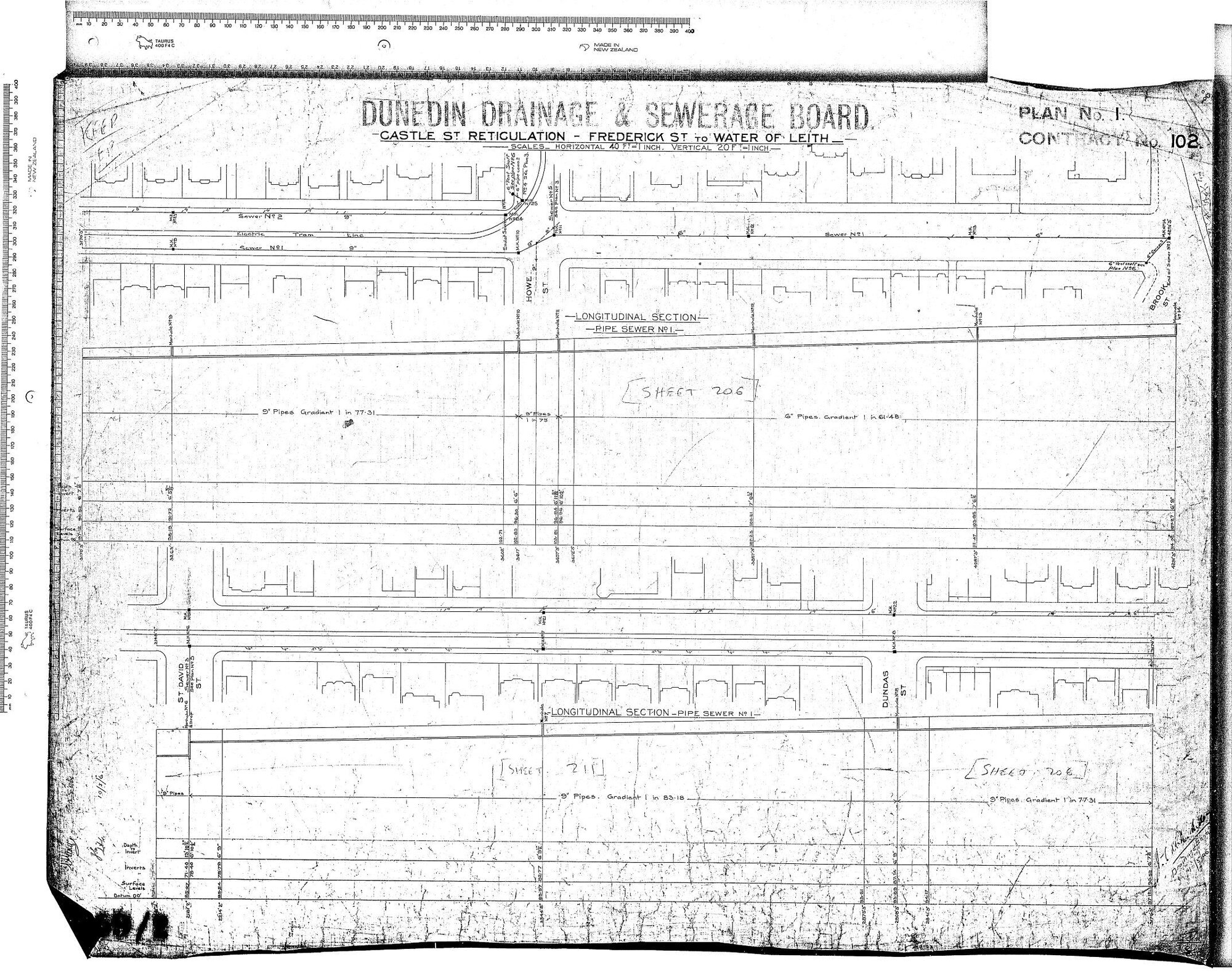 CASTLE ST RETICULATION - FREDERICK ST TO WATER OF LEITH