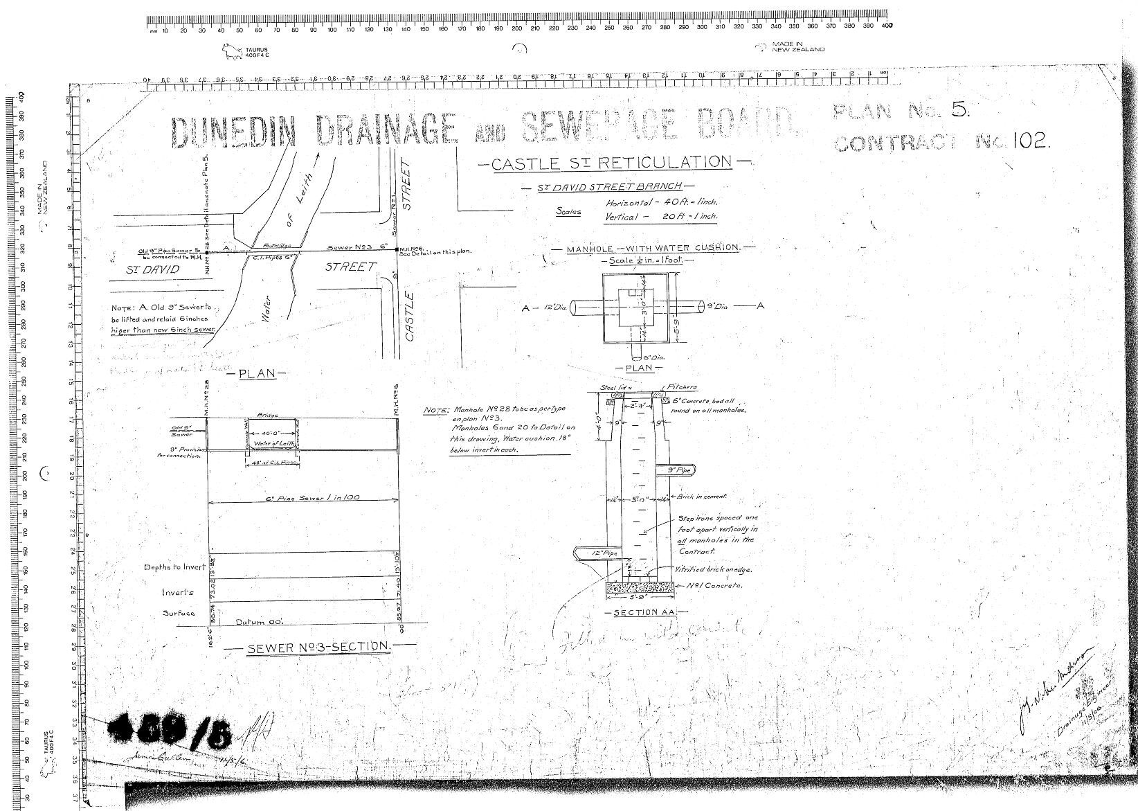 CASTLE ST RETICULATION - ST DAVID STREET BRANCH