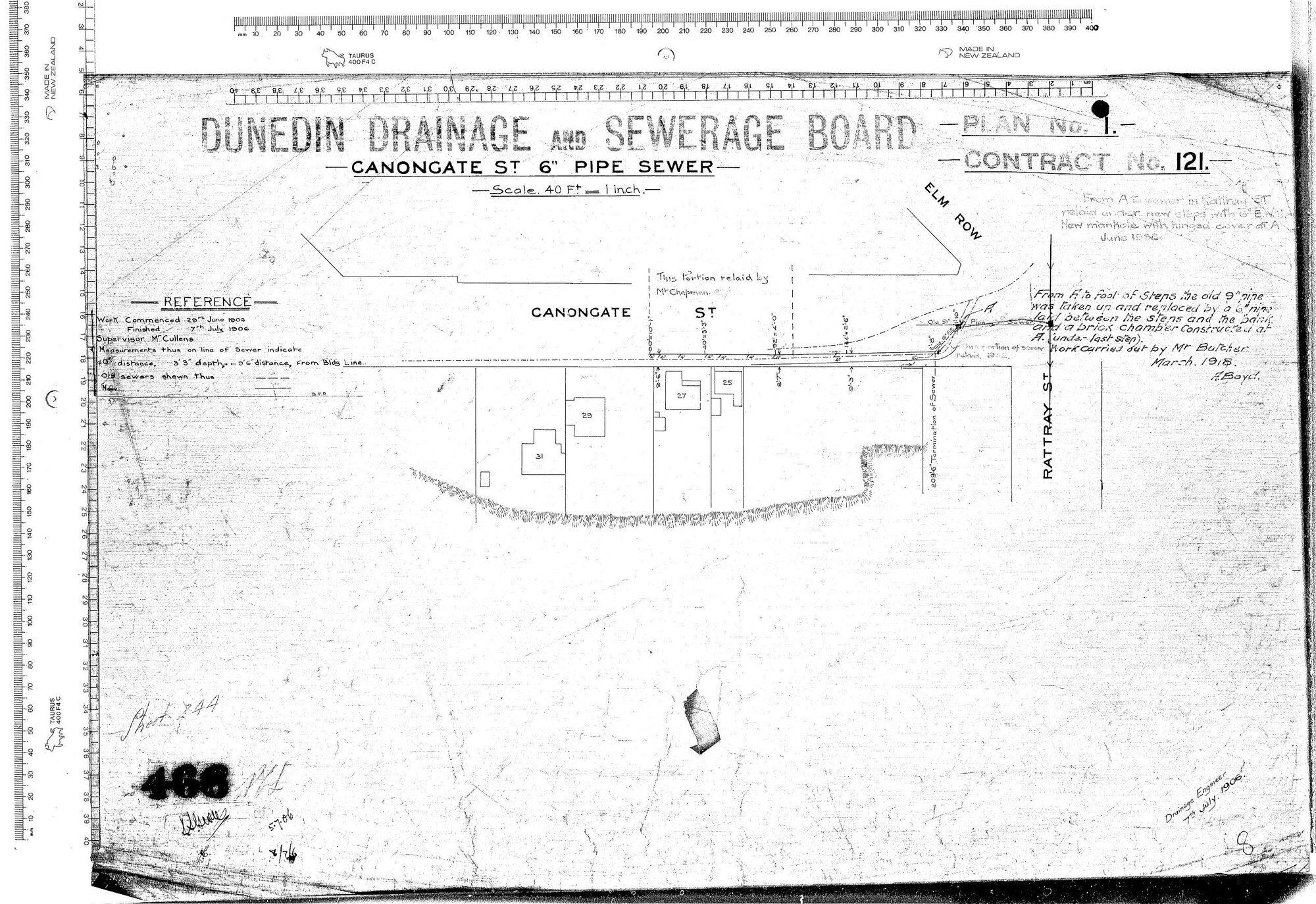 CANONGATE 6" PIPE SEWER