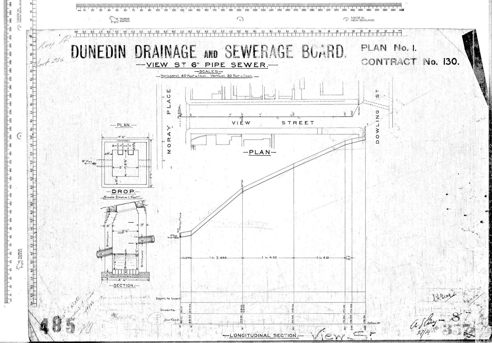 VIEW STREET 6" PIPE SEWER