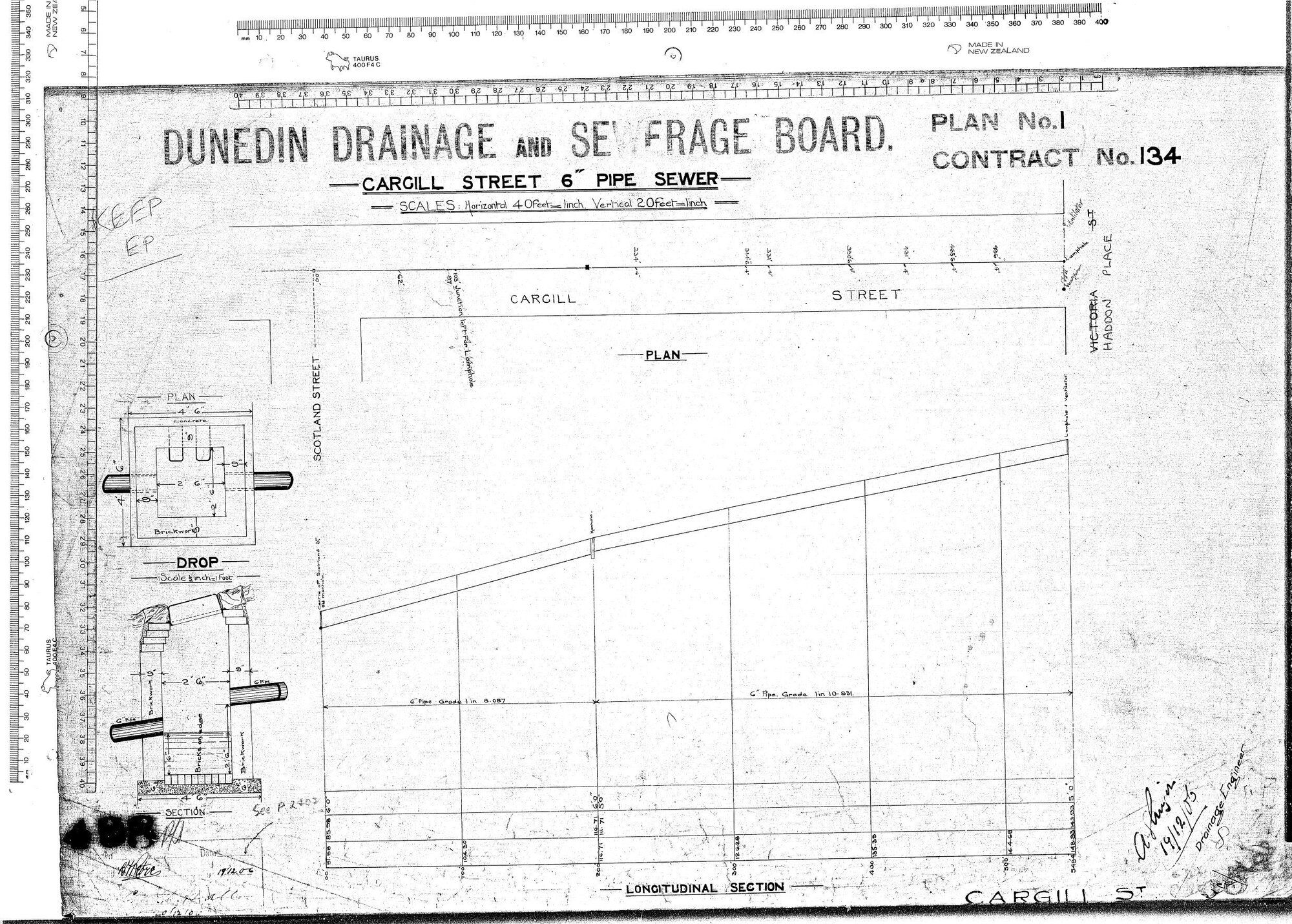 CARGILL STREET 6" PIPE SEWER