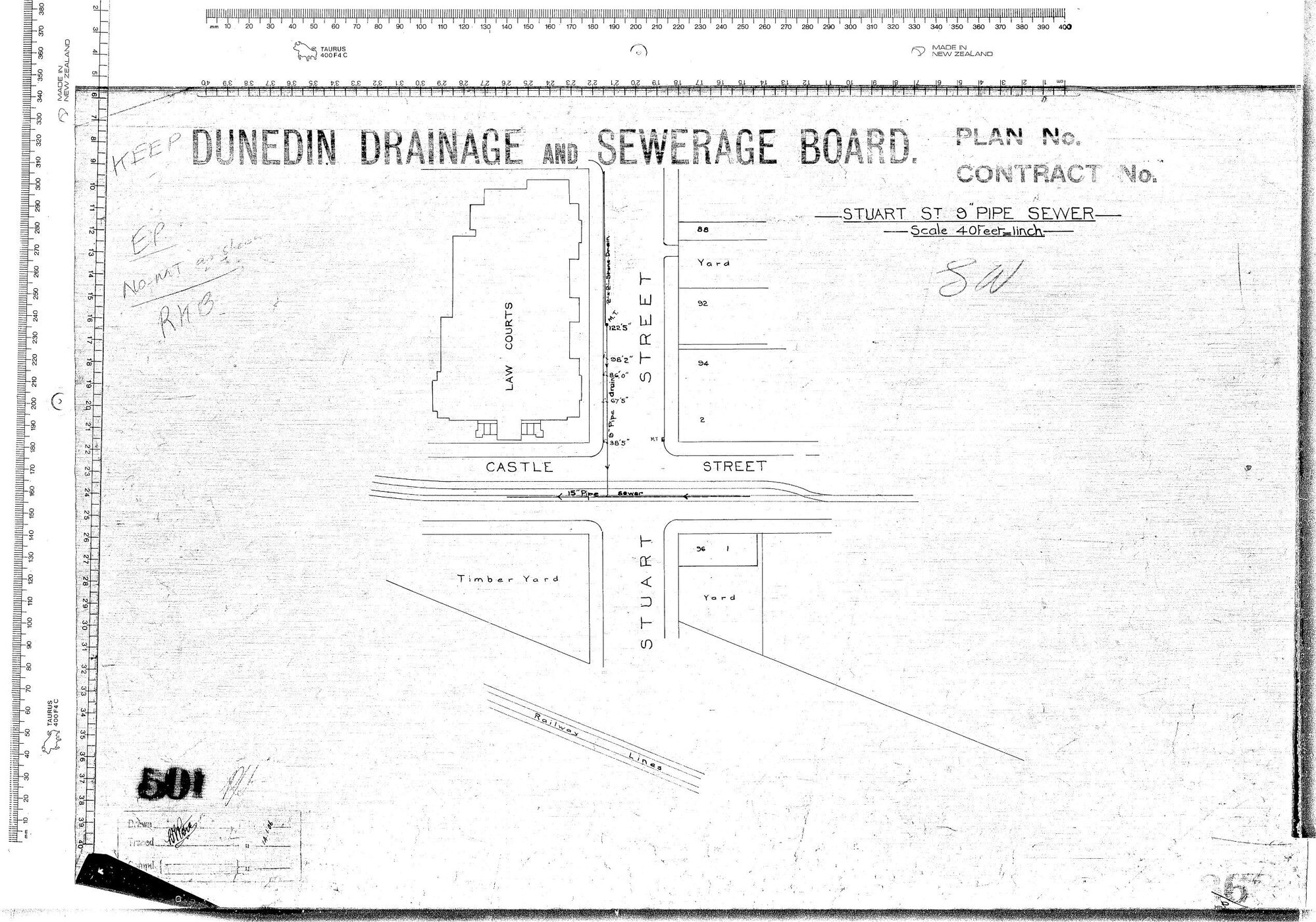 STUART ST 9" PIPE SEWER