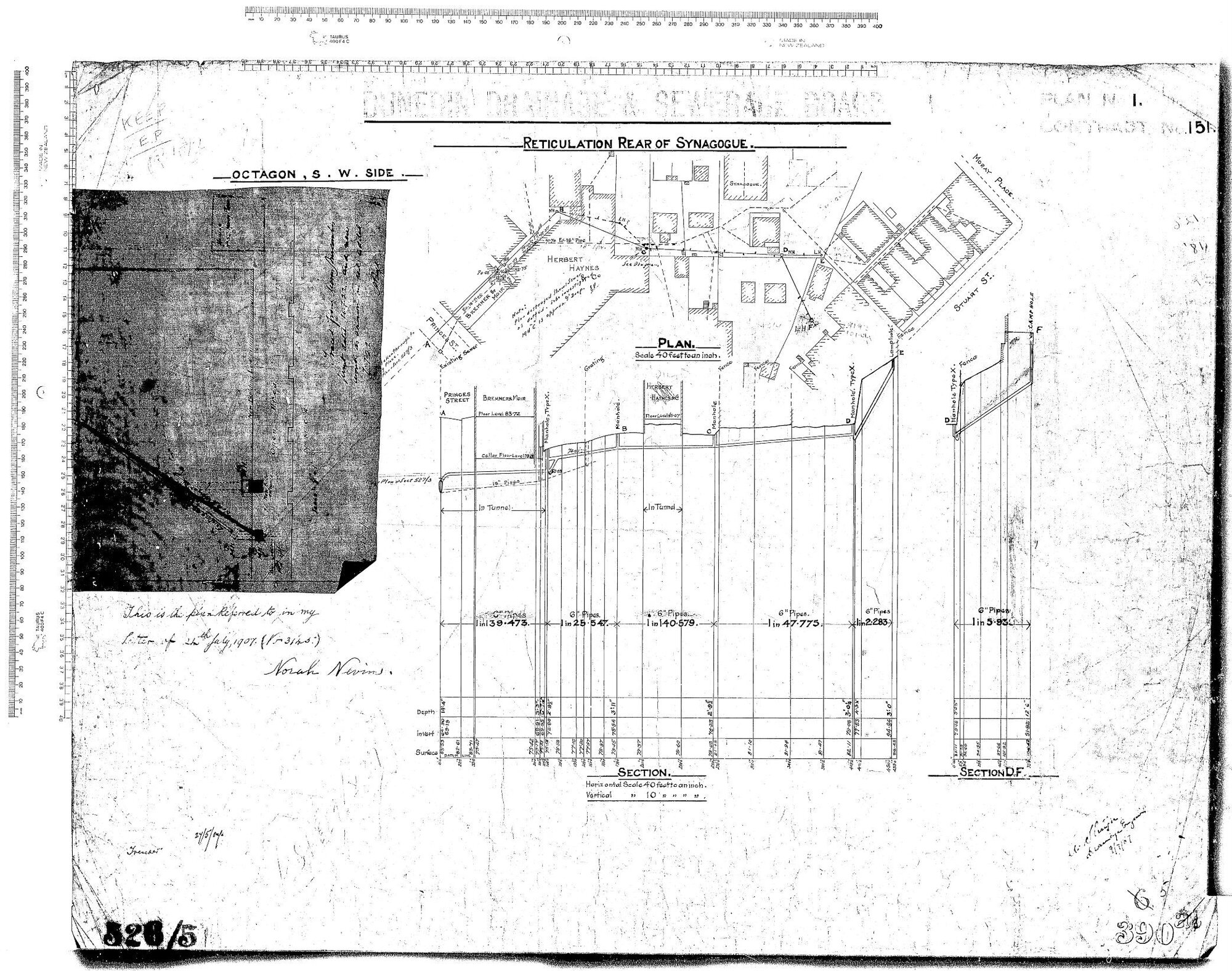 RETICULATION REAR OF SYNAGOGUE