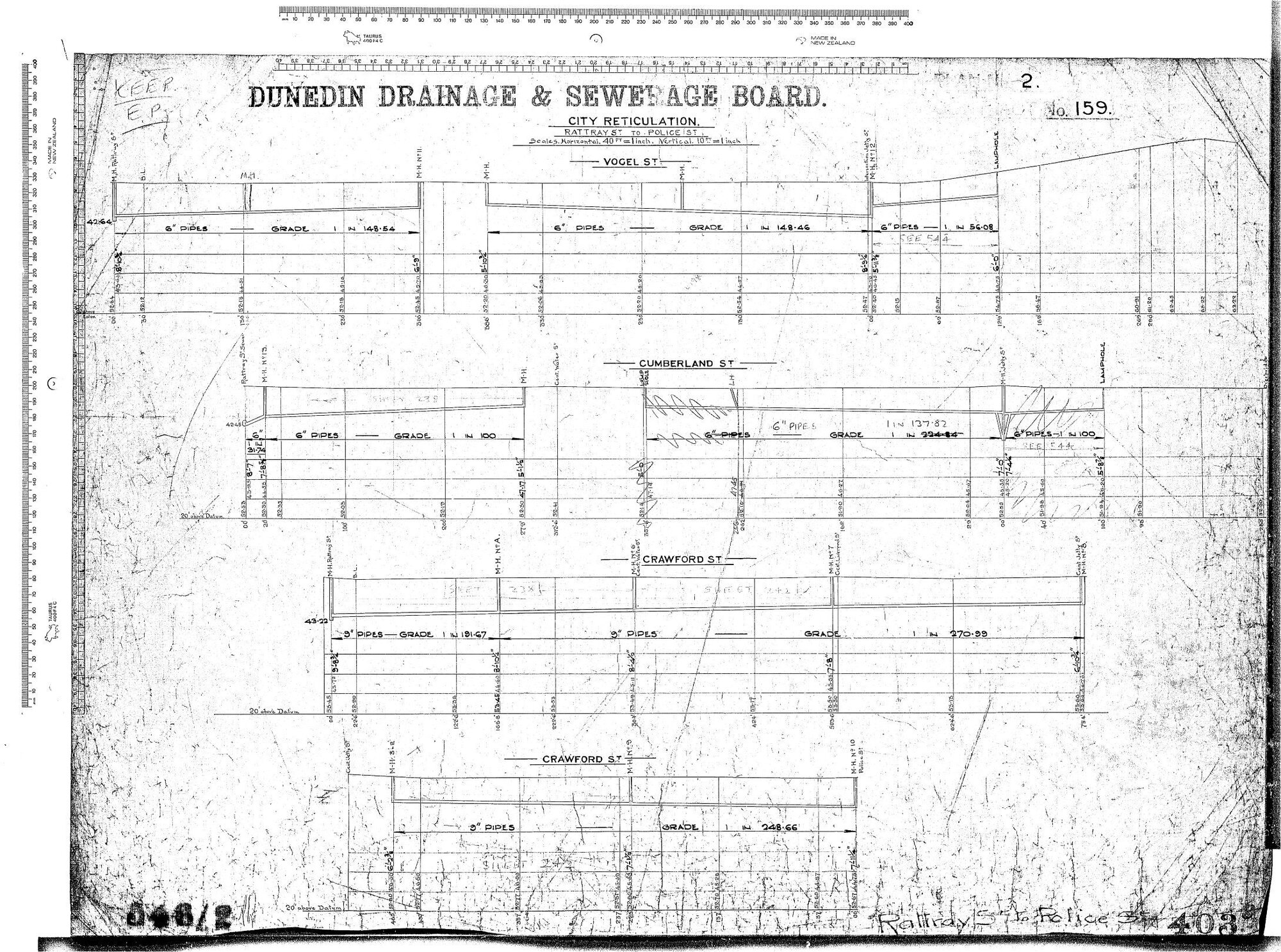 CITY RETICULATION - RATTRAY ST TO POLICE ST