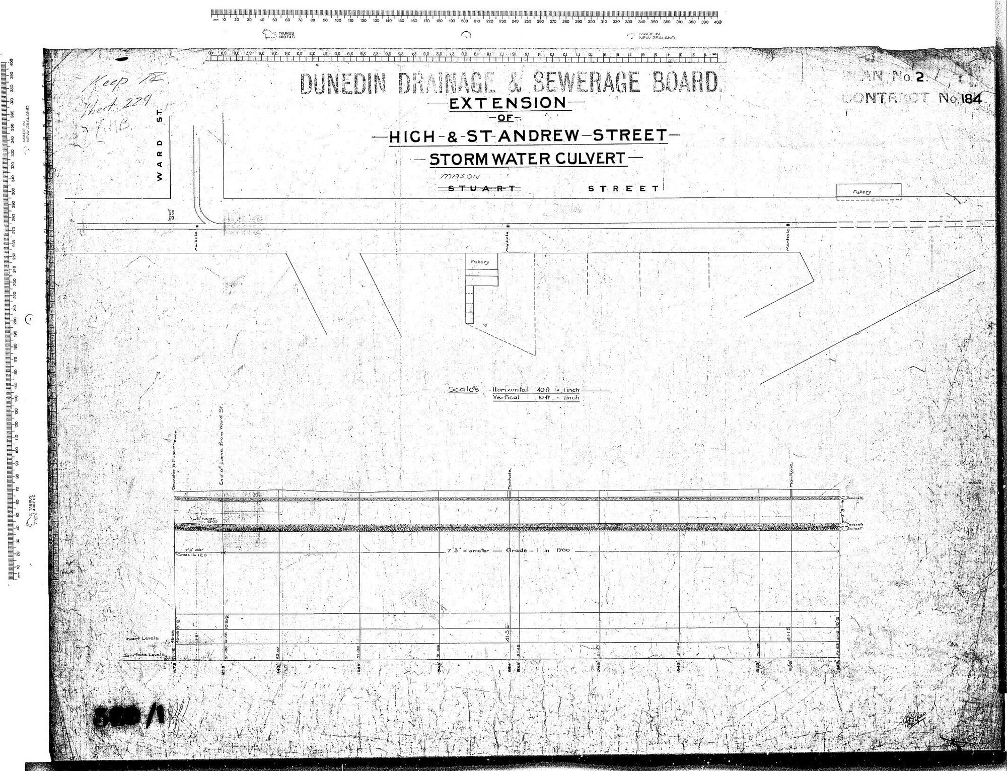 EXTENSION OF  HIGH ST &amp; ST ANDREW STREET - STORM WATER CULVERT