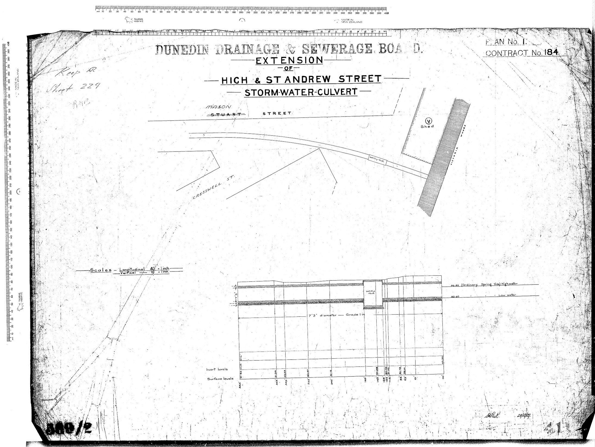 EXTENSION OF  HIGH ST &amp; ST ANDREW STREET - STORM WATER CULVERT