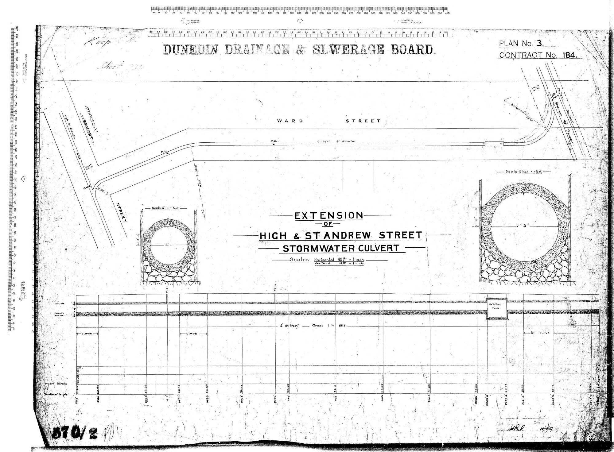 EXTENSION OF  HIGH ST &amp; ST ANDREW STREET - STORM WATER CULVERT