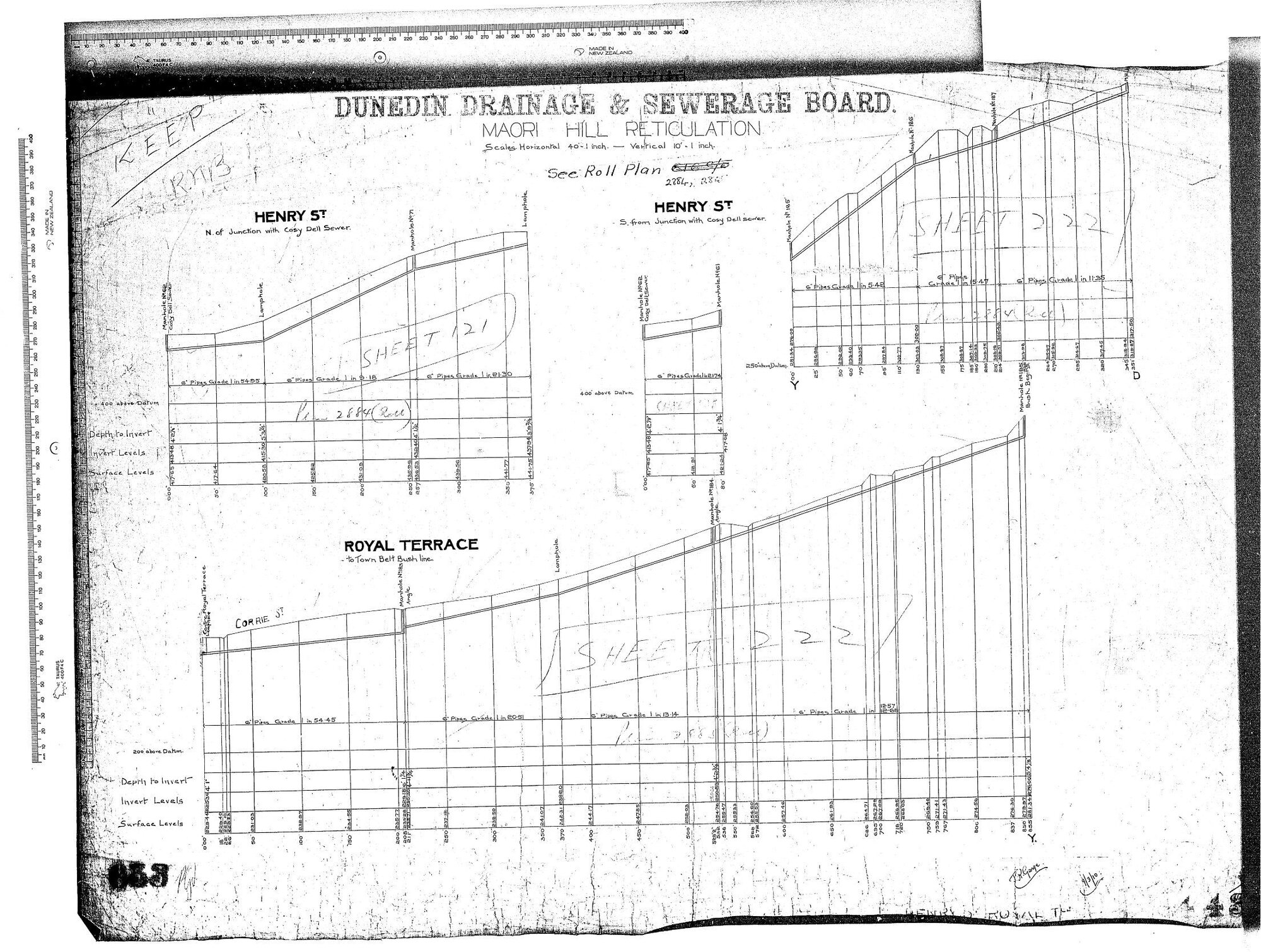 MAORI HILL RETICULATION  - HENRY &amp; ROYAL TERRACE