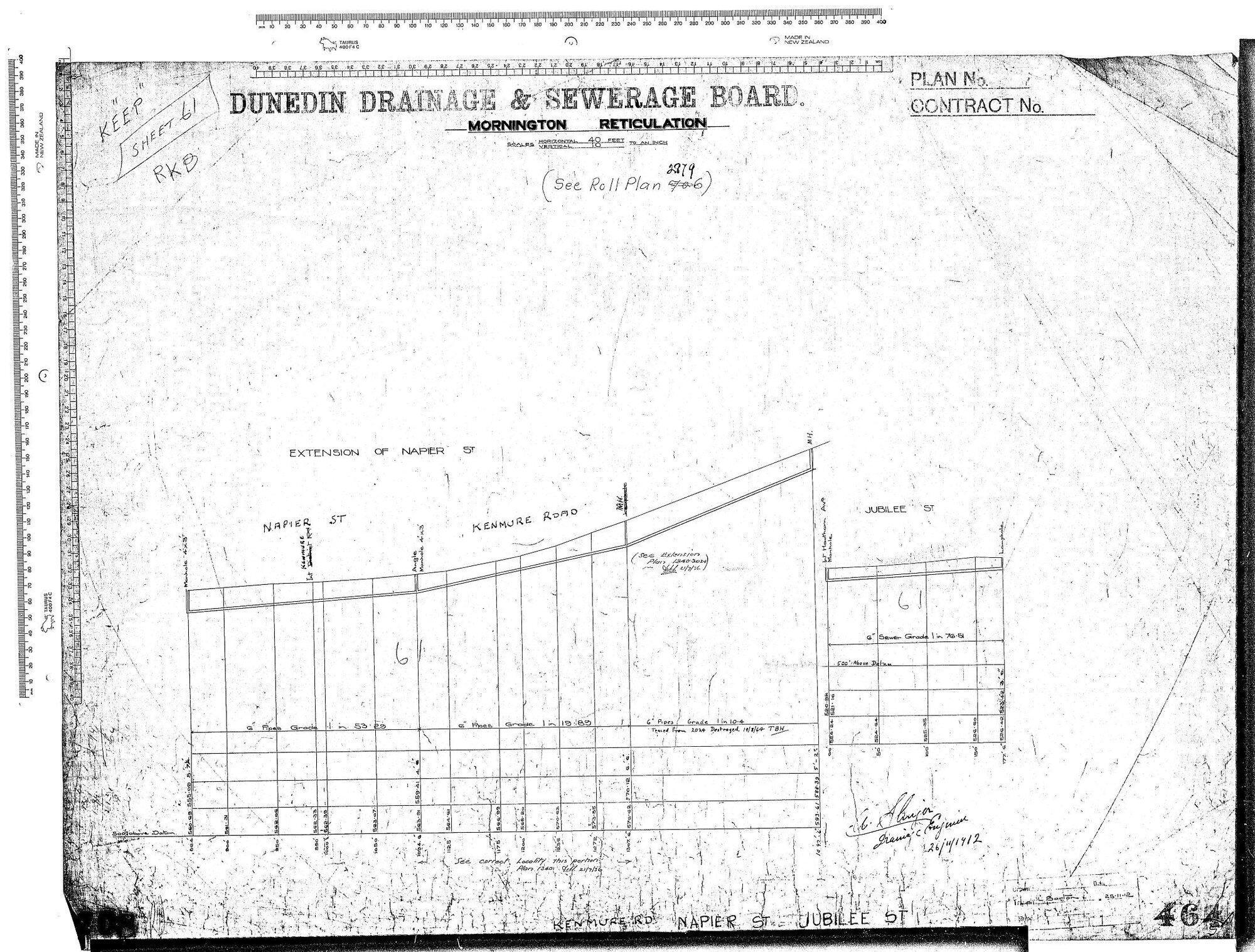 MORNINGTON RETICULATION - KENMURE RD. NAPIER ST. JUBILEE ST.