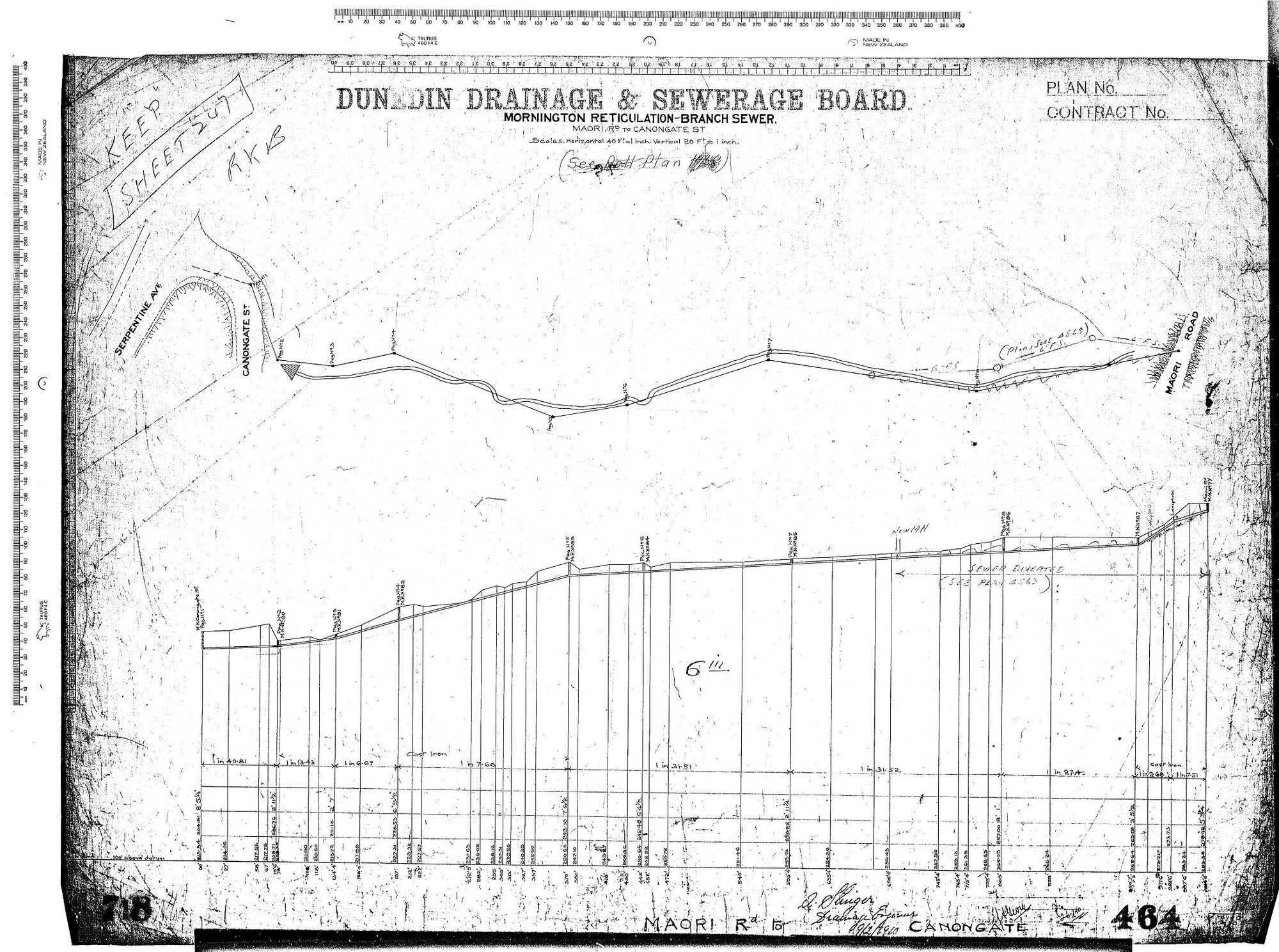 MORNINGTON RETICULATION - MAORI RD TO CANONGATE ST