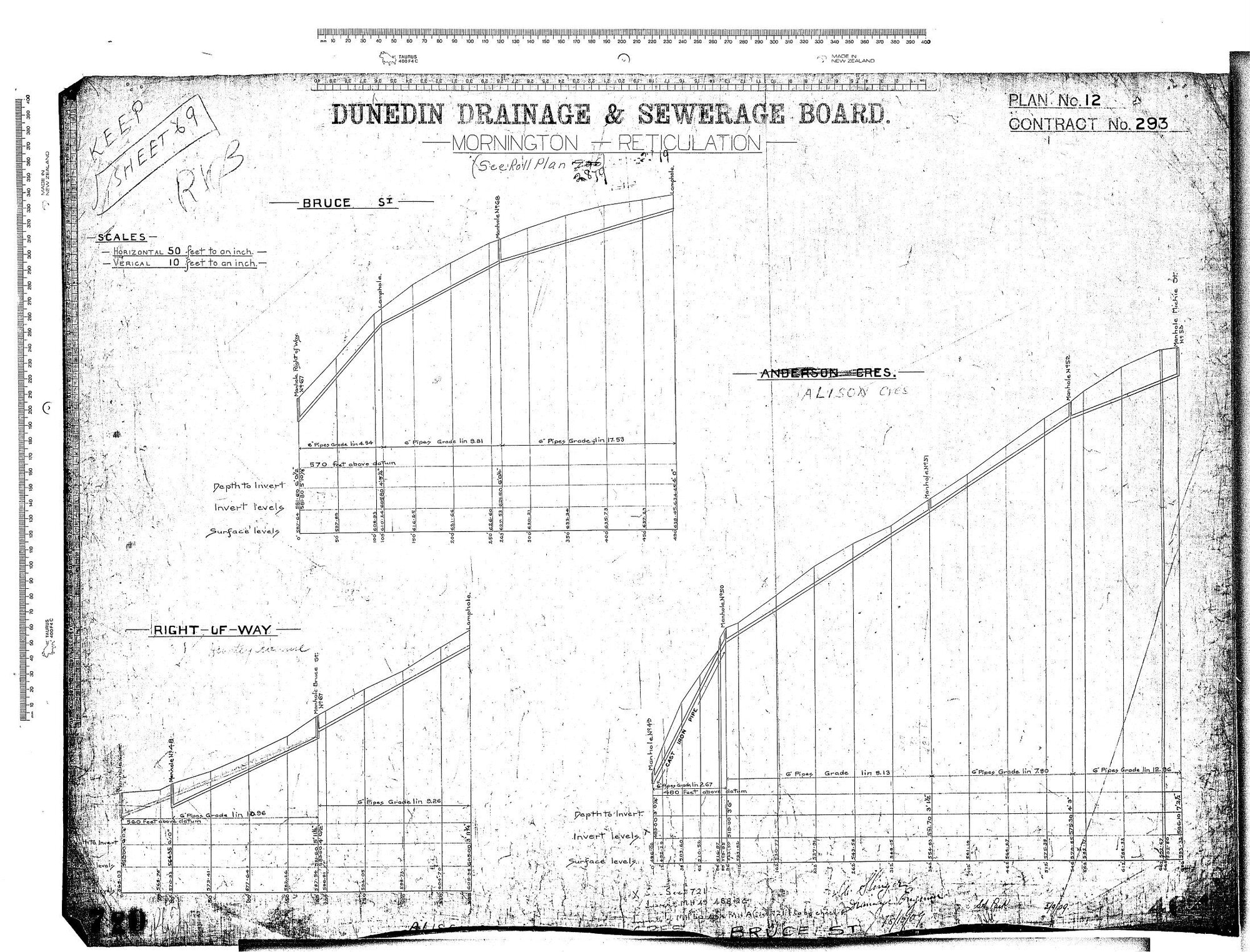 MORNINGTON RETICULATION - ALISON CRES. BRUCE ST