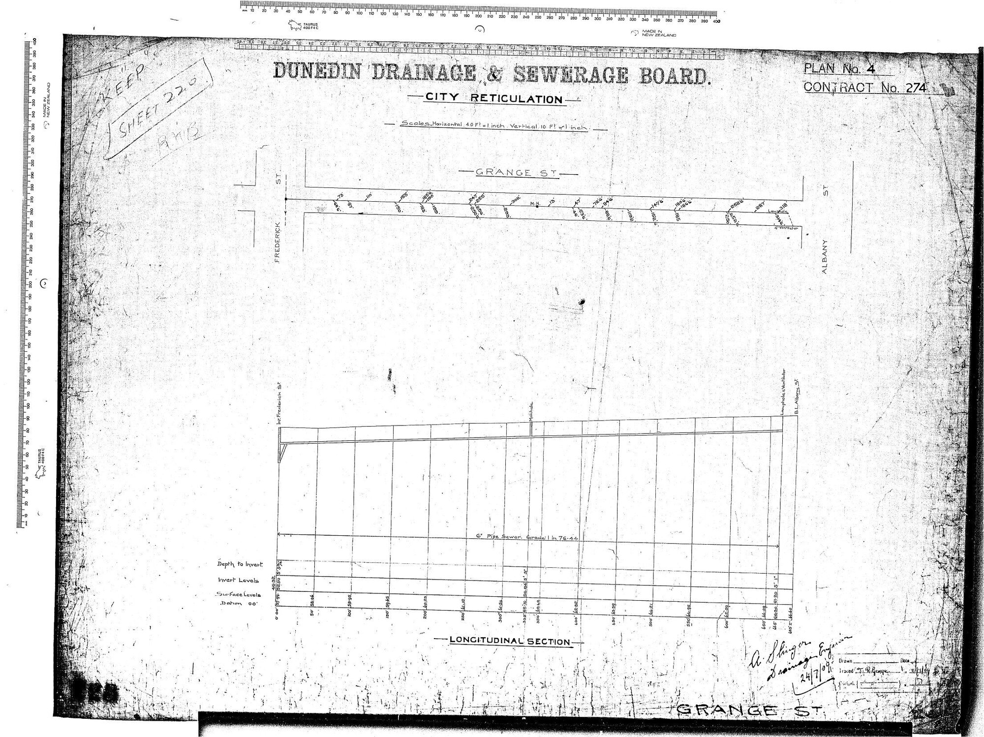 CITY RETICULATION - GRANGE ST