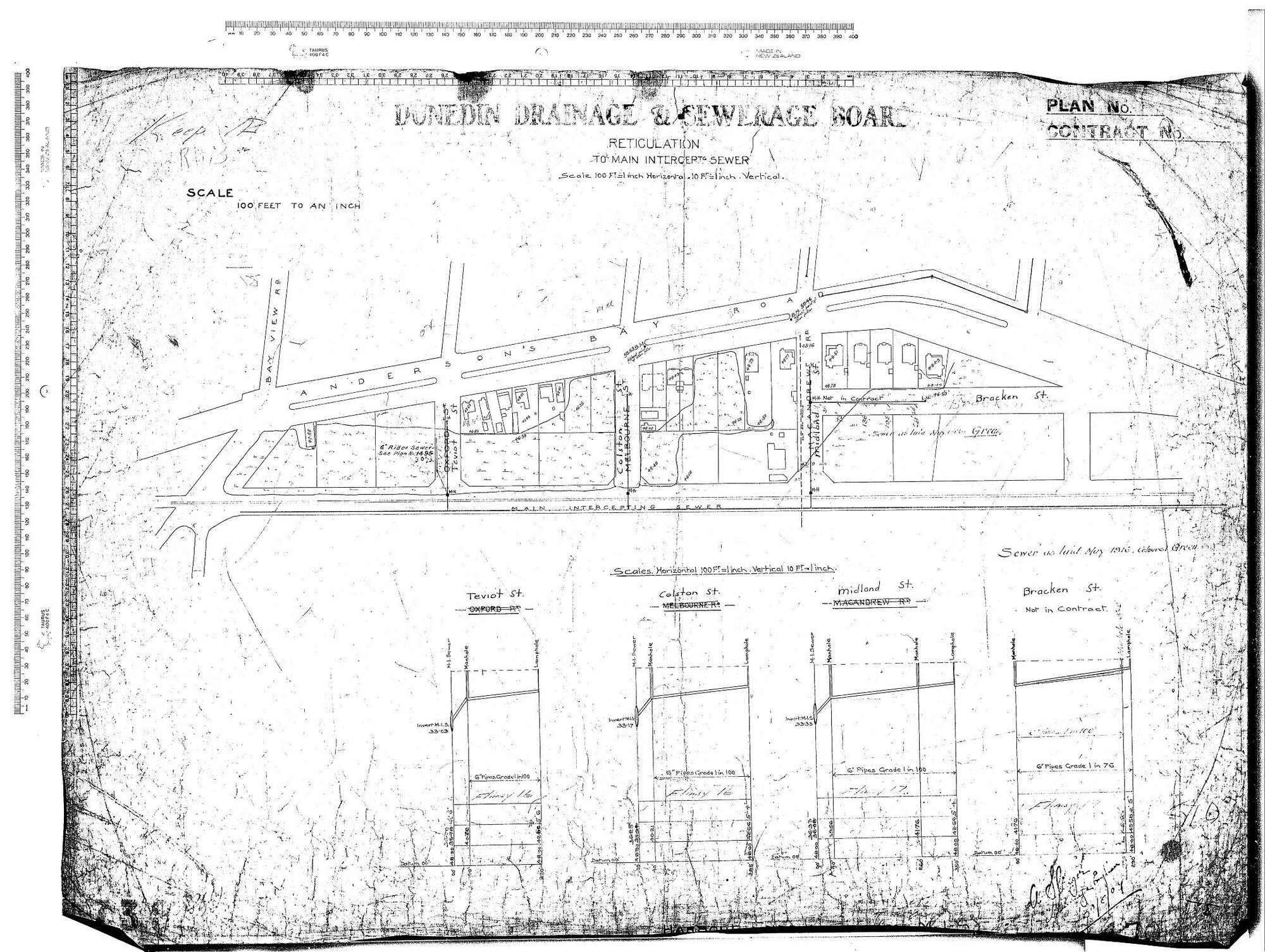 RETICULATION TO MAIN INTERCEPT SEWER
