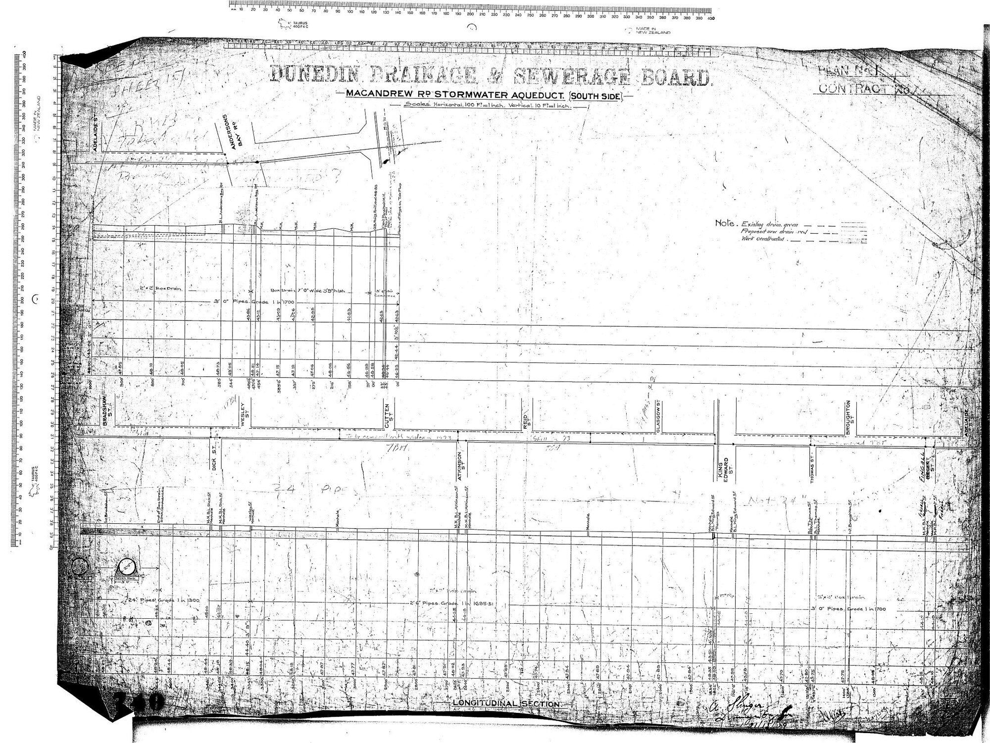 MACANDREW RD. STORMWATER AQUEDUCT. SOUTH SIDE