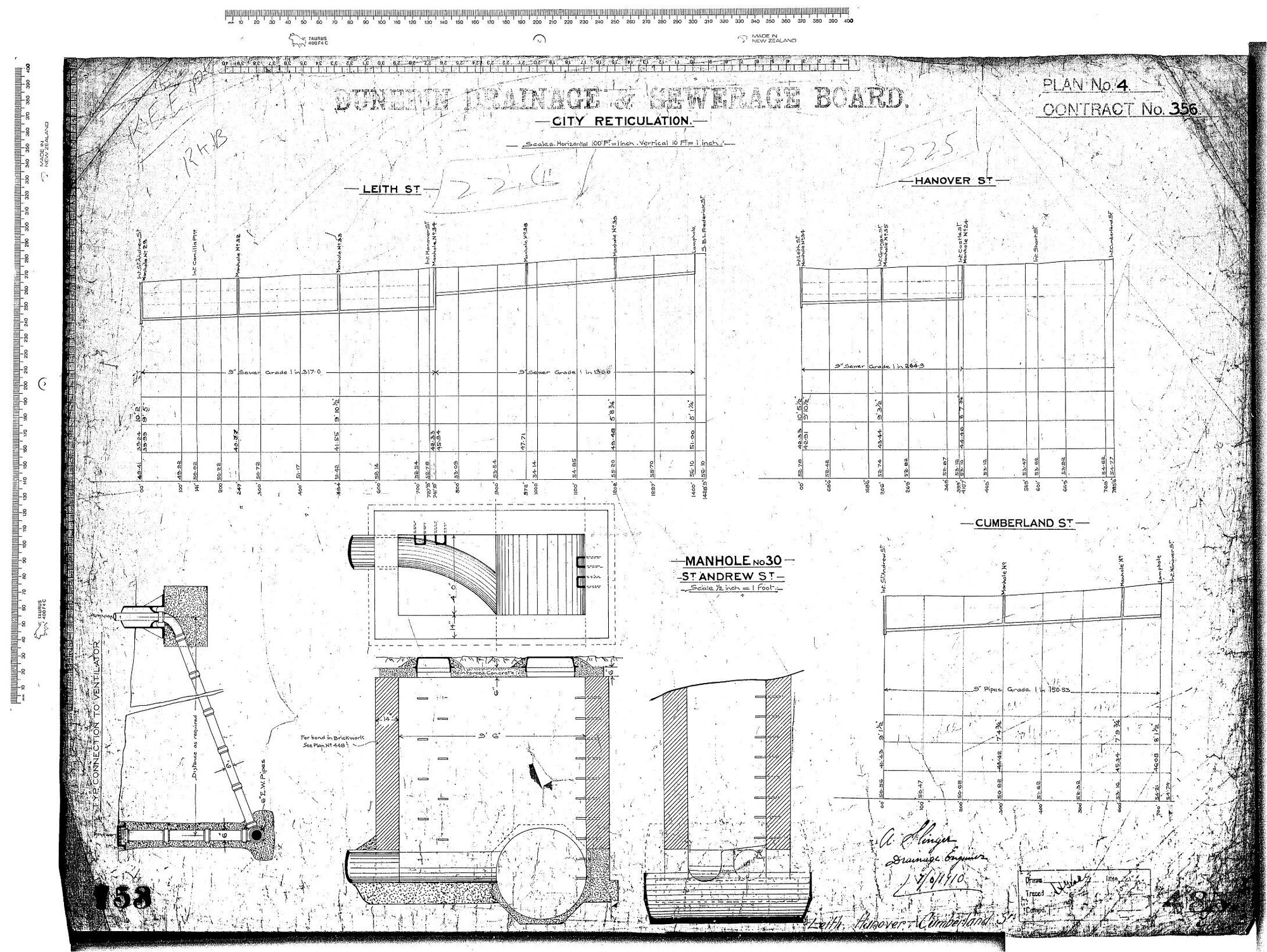 CITY RETICULATION - LEITH ST. HANOVER ST. CUMBERLAND ST