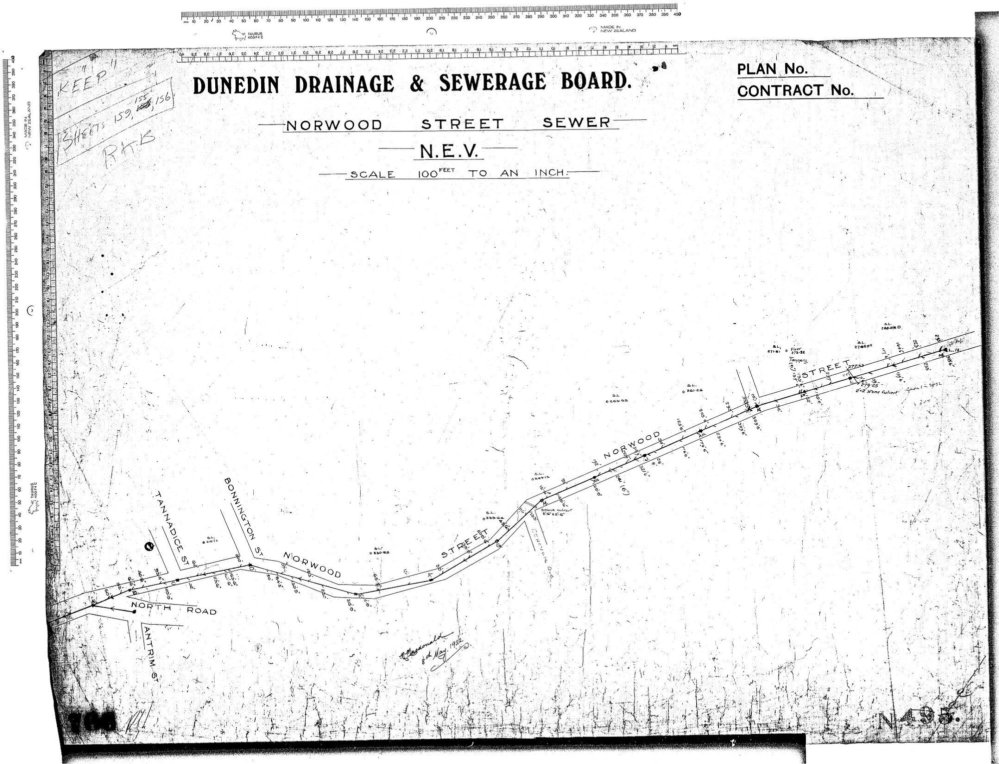 NORWOOD STREET SEWER N.E.V.