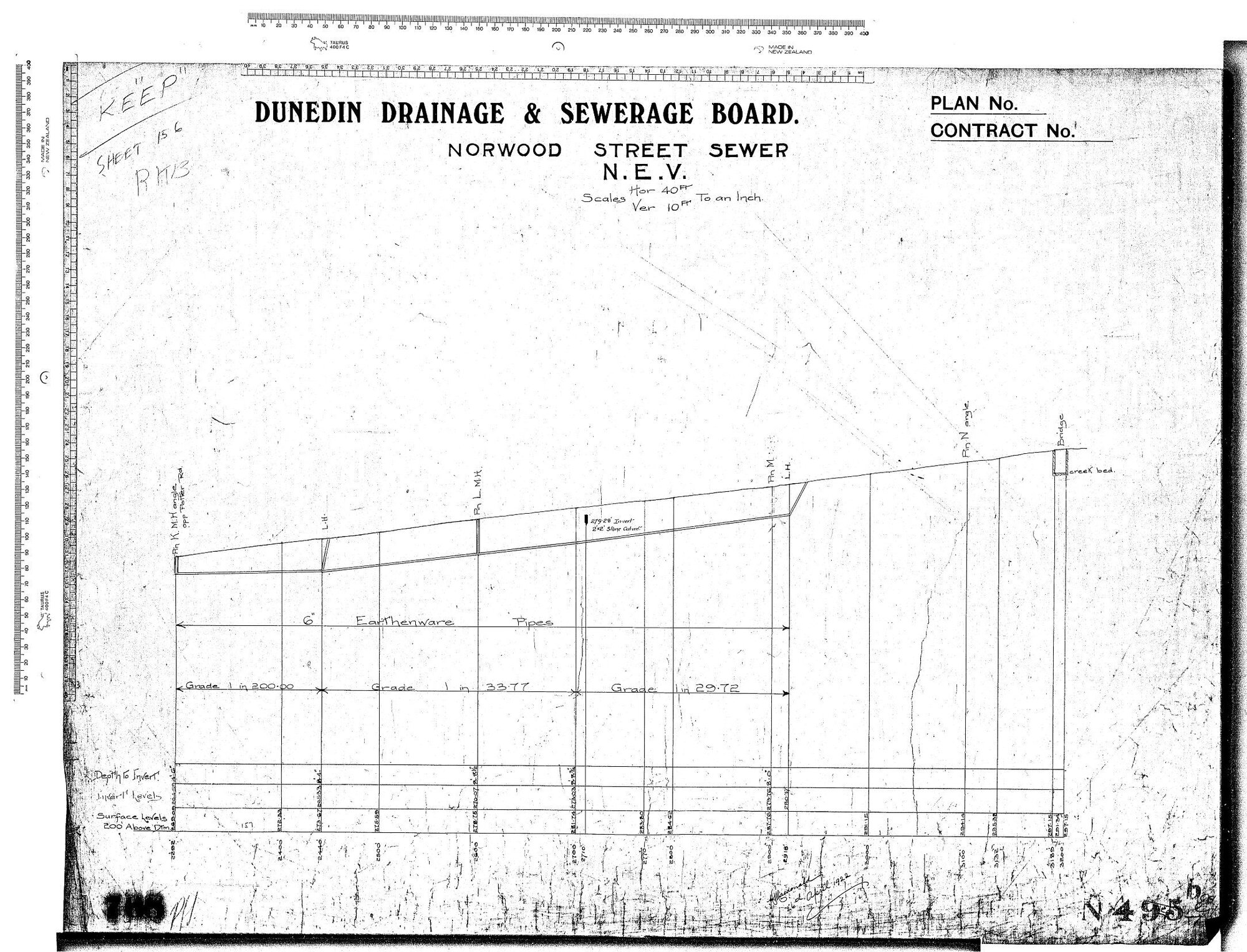 NORWOOD STREET SEWER N.E.V.