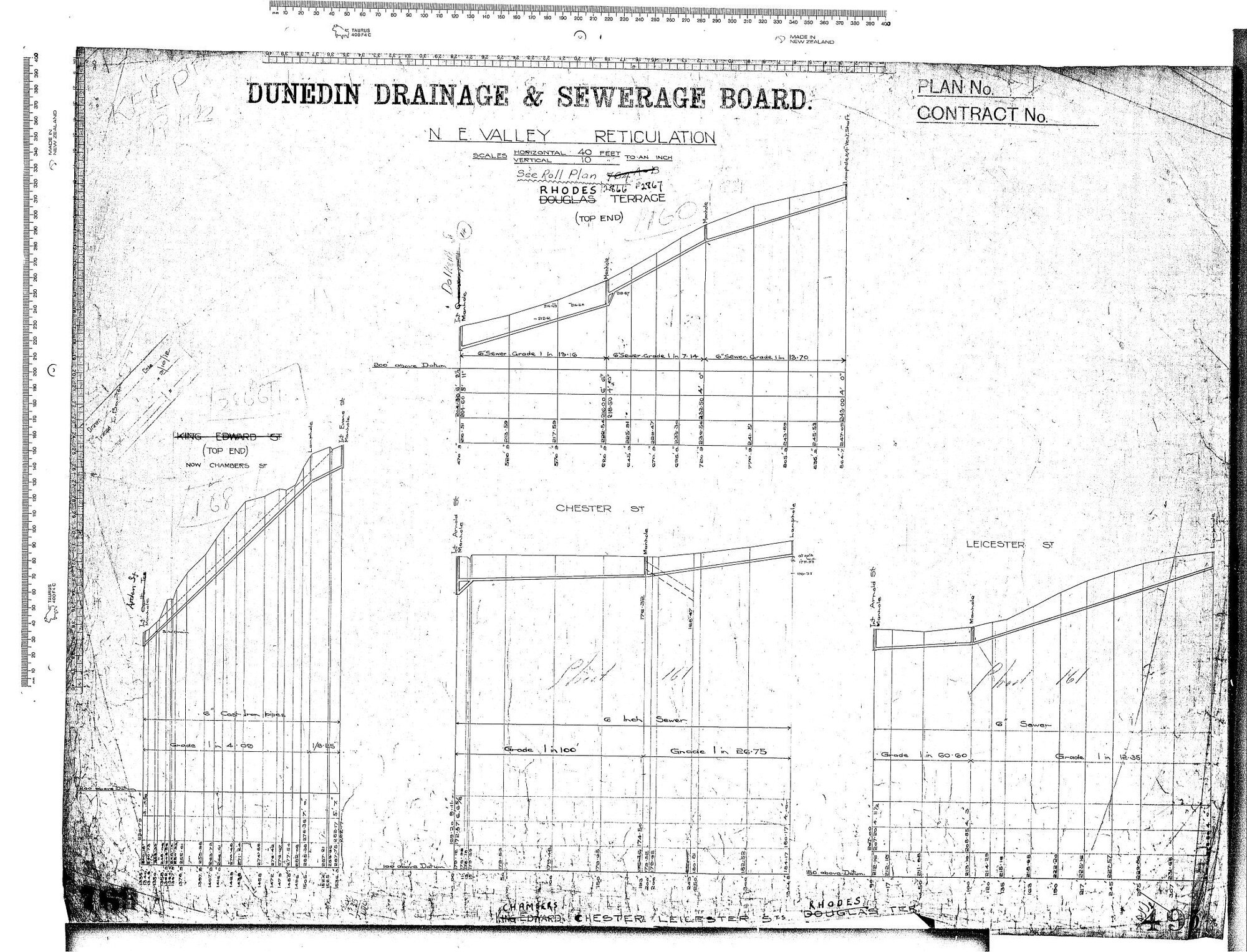 N.E. VALLEY RETICULATION - RHODES TERRACE, CHESTER ST. LEICESTER ST.