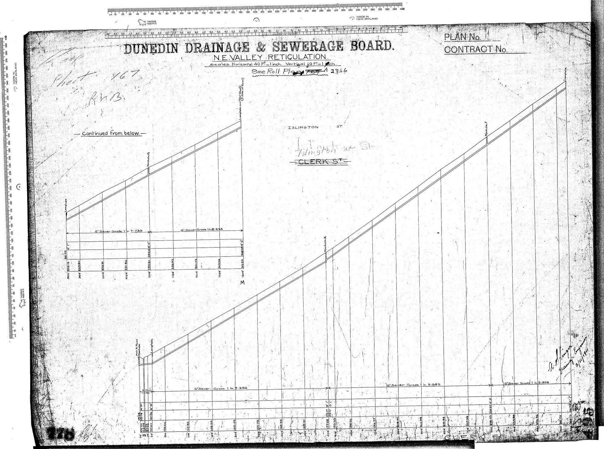 N.E. VALLEY RETICULATION - CLERK ST