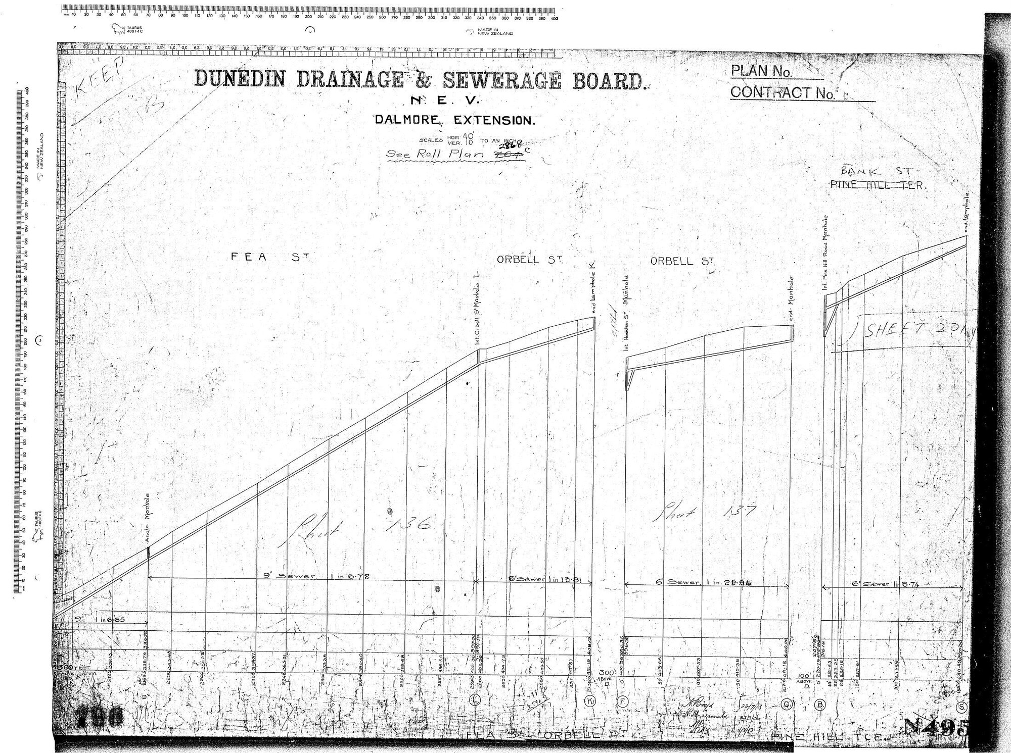 N.E.V. DALMORE EXTENSION - FEA ST. ORBELL ST. BANK ST.