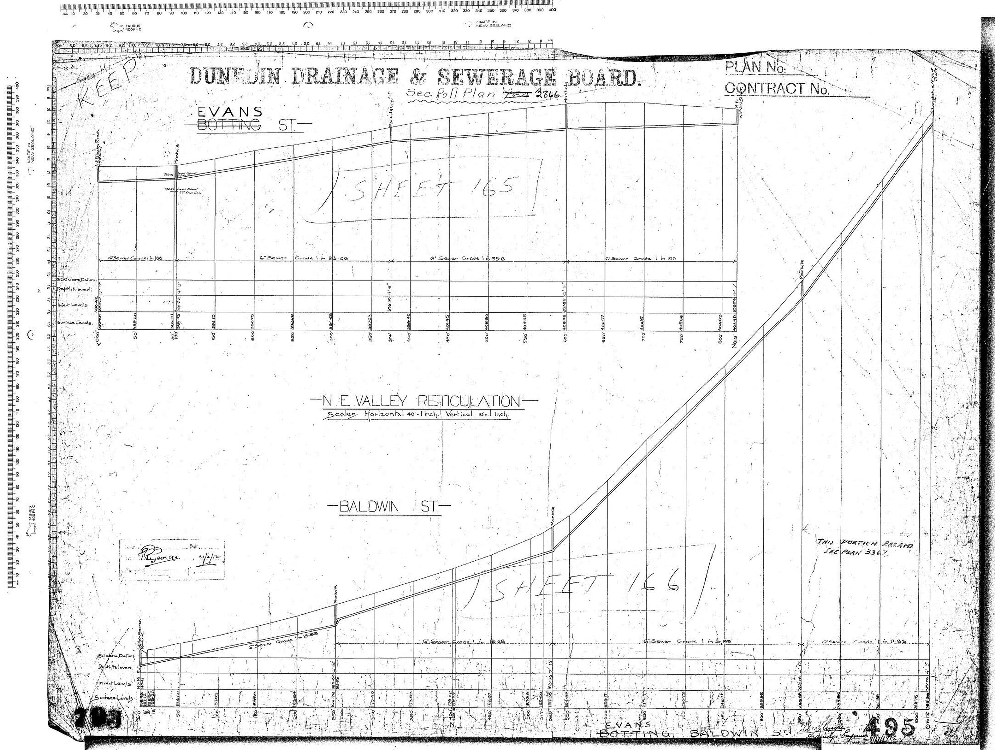 N.E. VALLEY RETICULATION - EVANS ST. BALDWIN ST