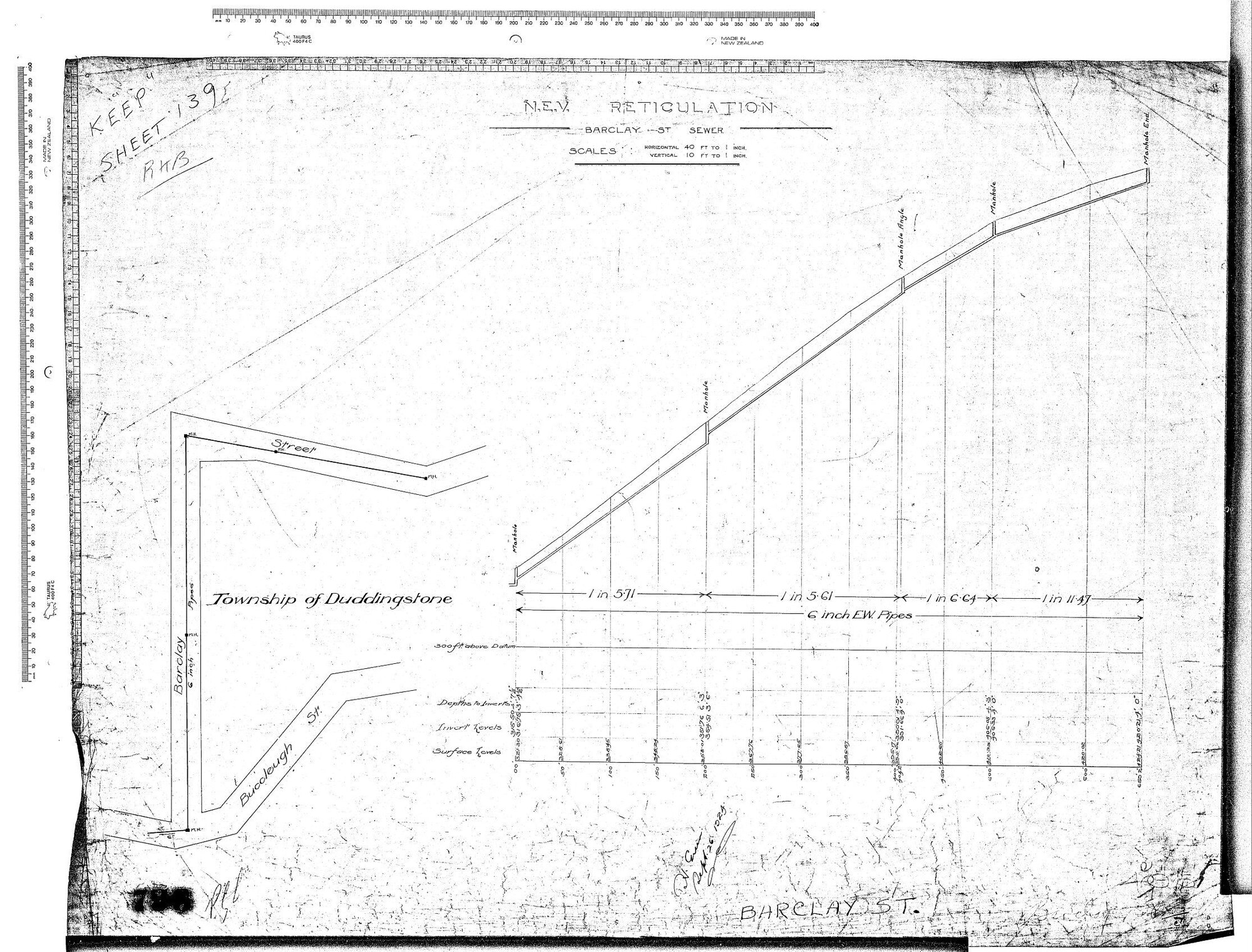 N.E.V. RETICULATION - BARCLAY ST.