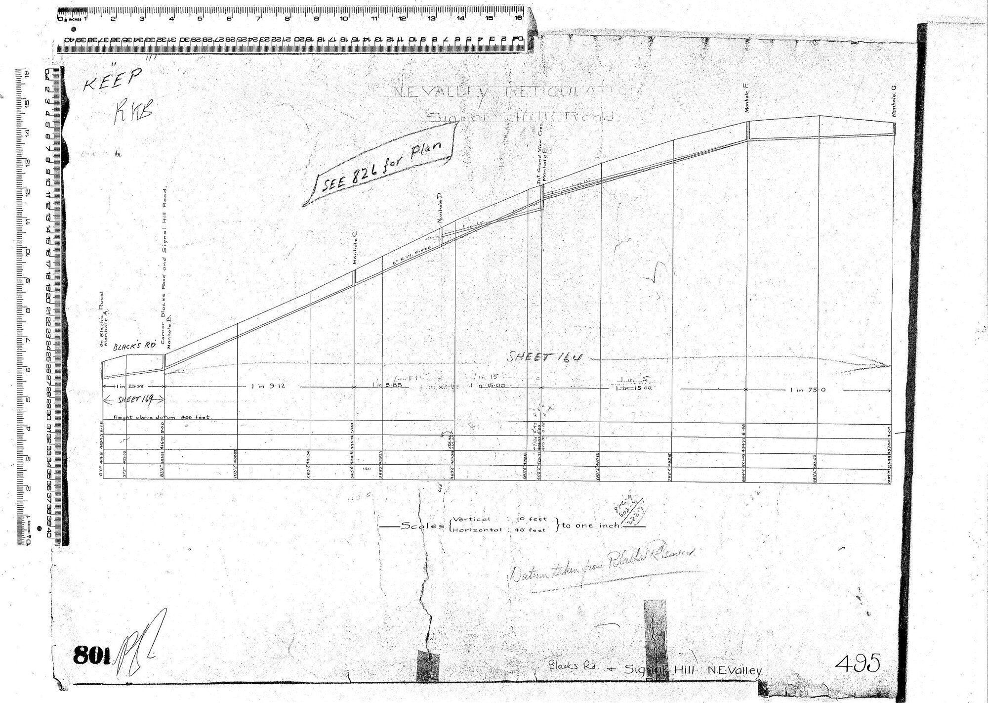 N.E VALLEY RETICULATION &ndash; SIGNAL HILL ROAD