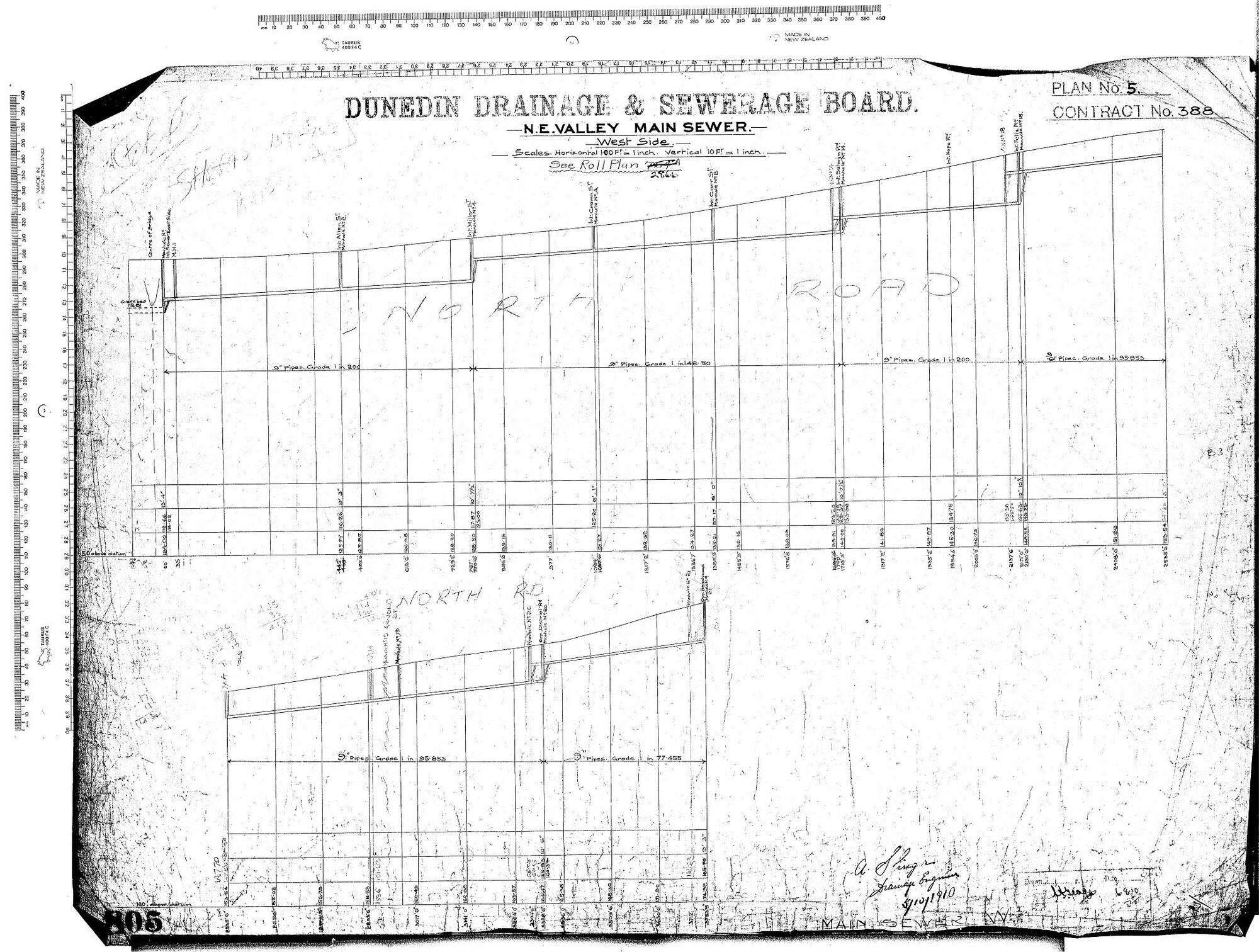 N.E. VALLEY MAIN SEWER &ndash; WEST SIDE