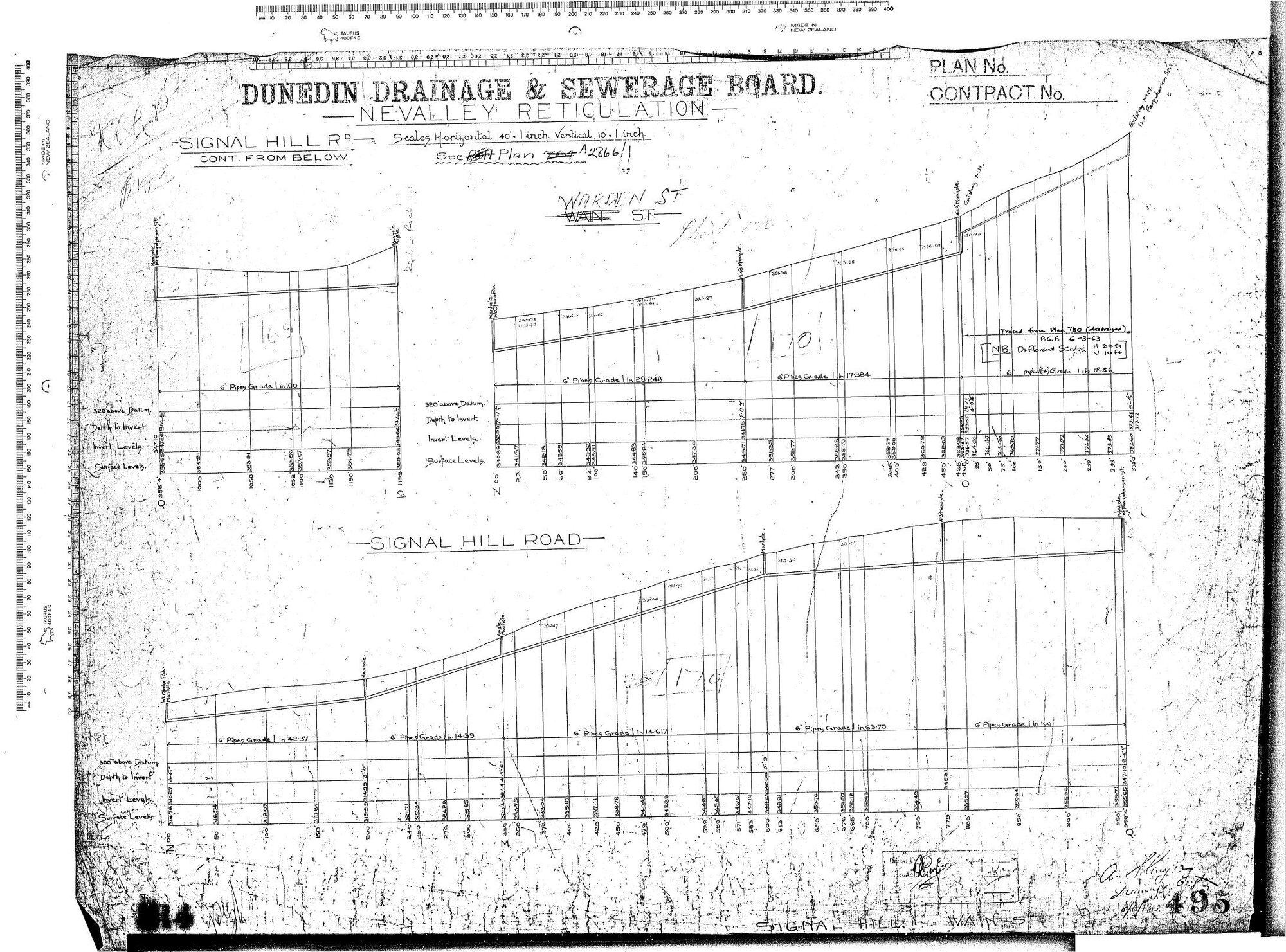 N.E. VALLEY RETICULATION &ndash; SIGNAL HILL ROAD AND WAIN STREET