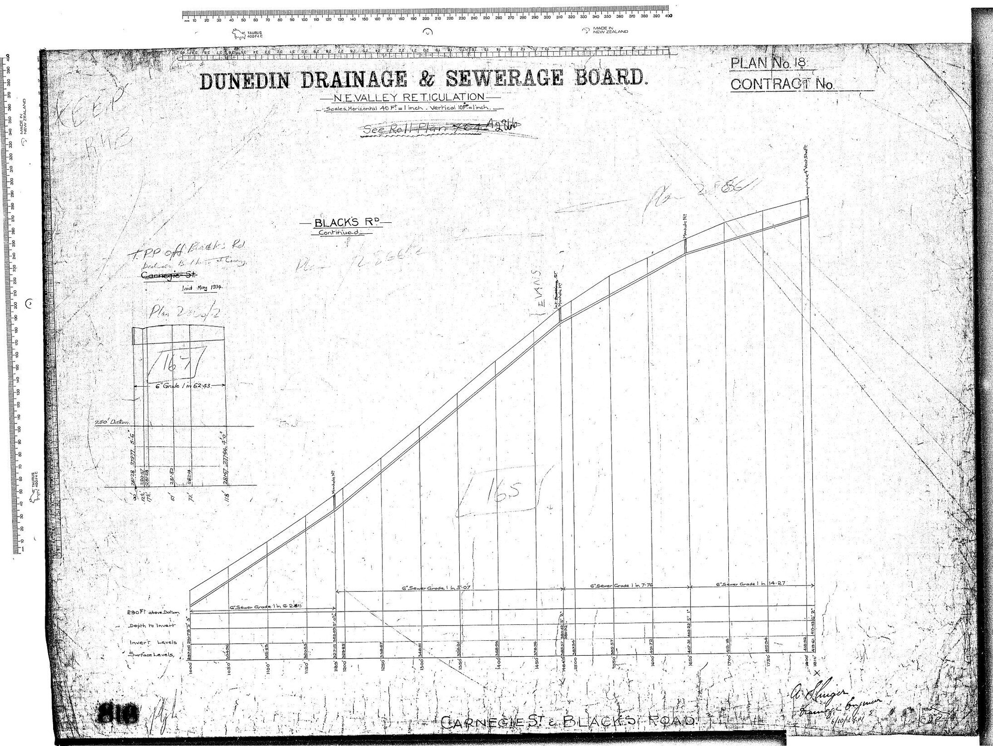 N.E. VALLEY RETICULATION &ndash; CARNEGIE STREET &amp; BLACKS ROAD