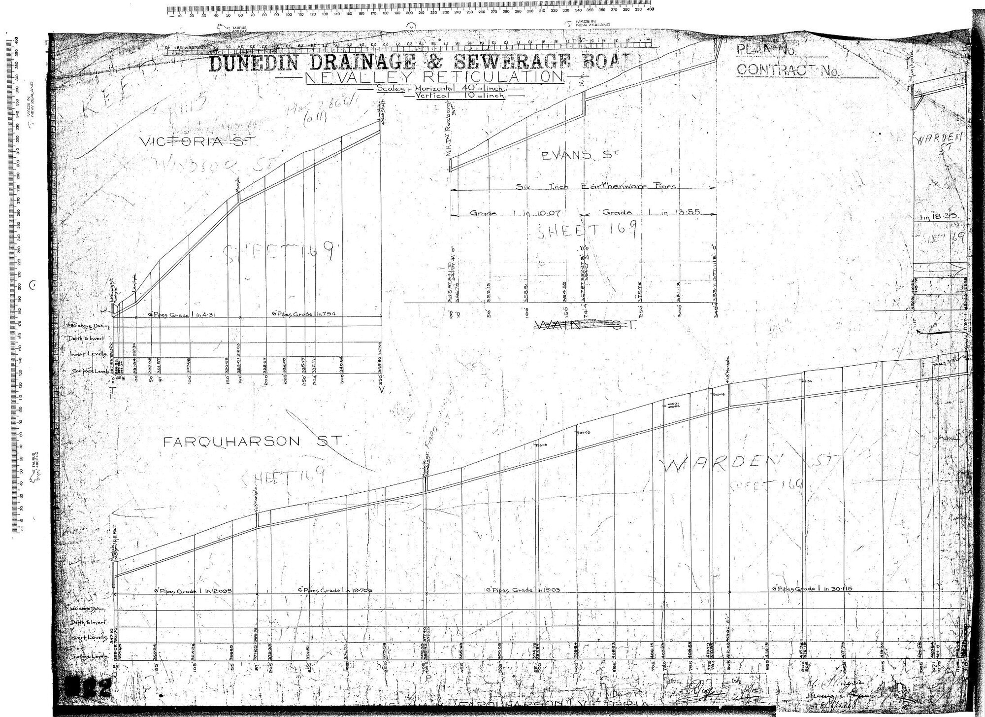 N.E. VALLEY RETICULATION &ndash; FARQUHARSON STREET AND VICTORIA STREET