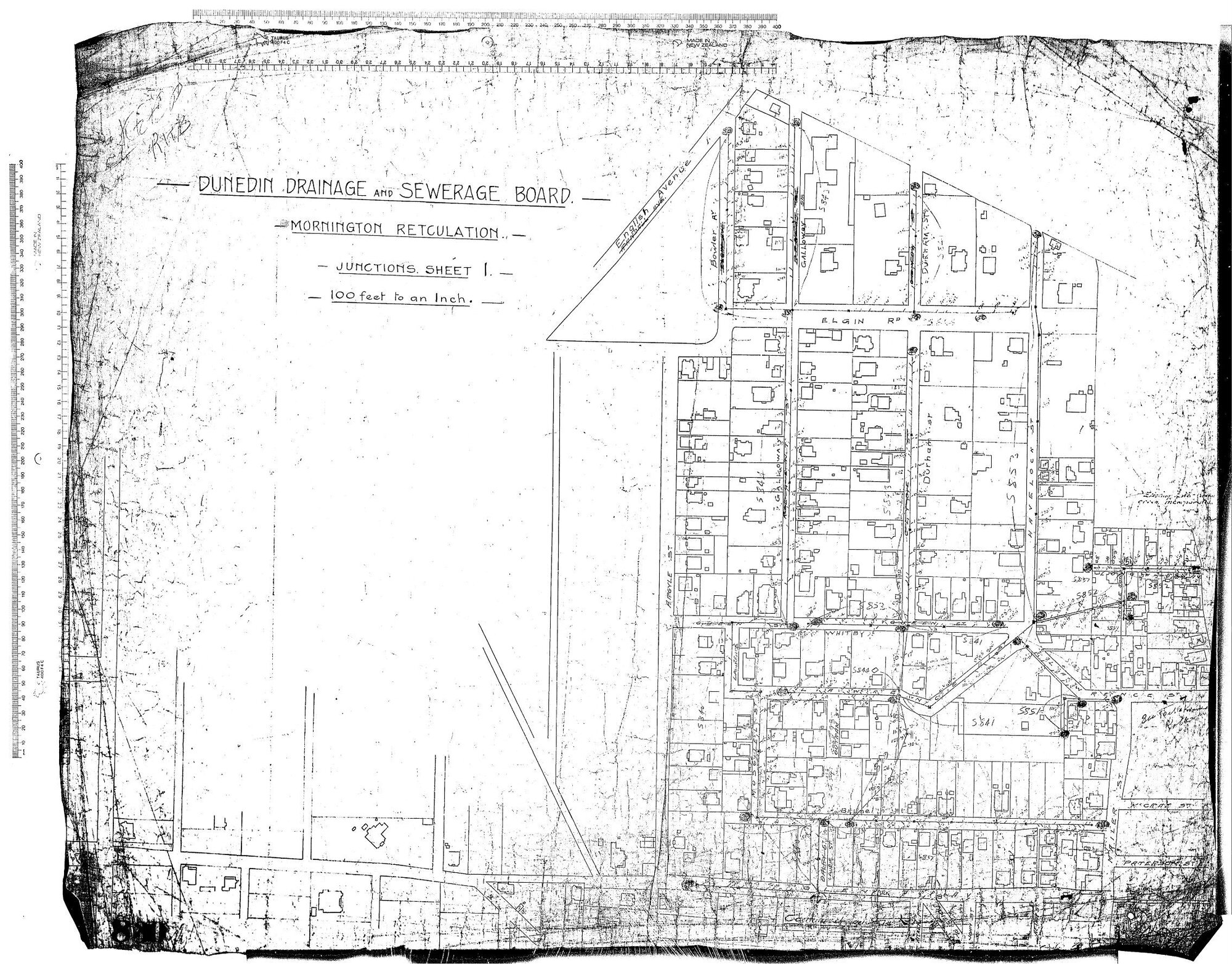 MORNINGTON RETICULATION &ndash; JUNCTION SHEET 1