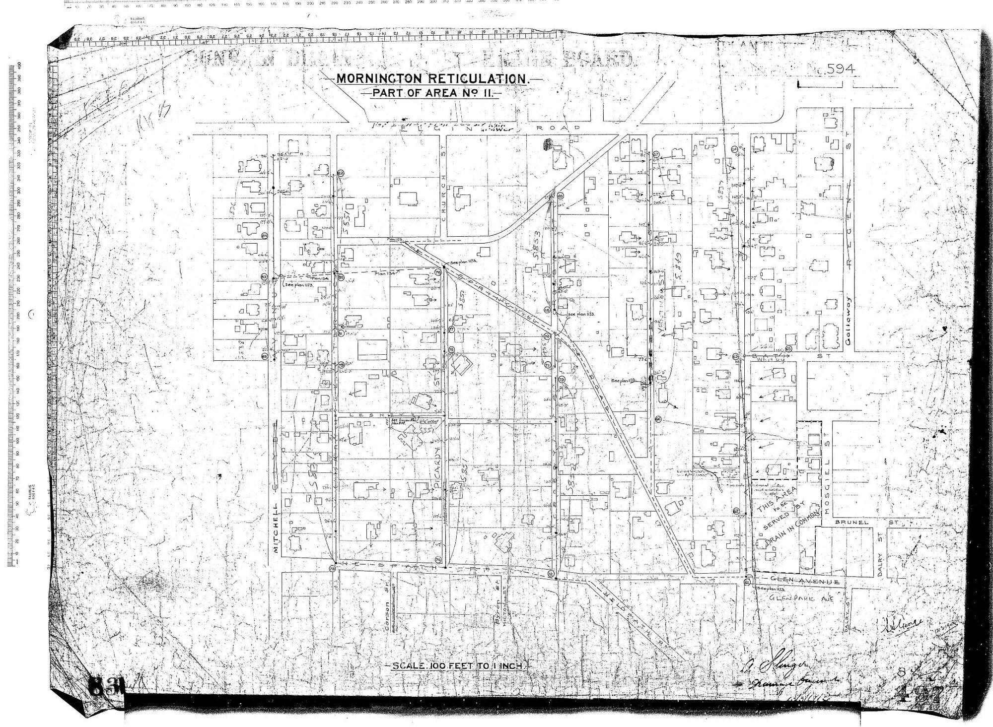 MORNINGTON RETICULATION &ndash; PART OF AREA NO II.