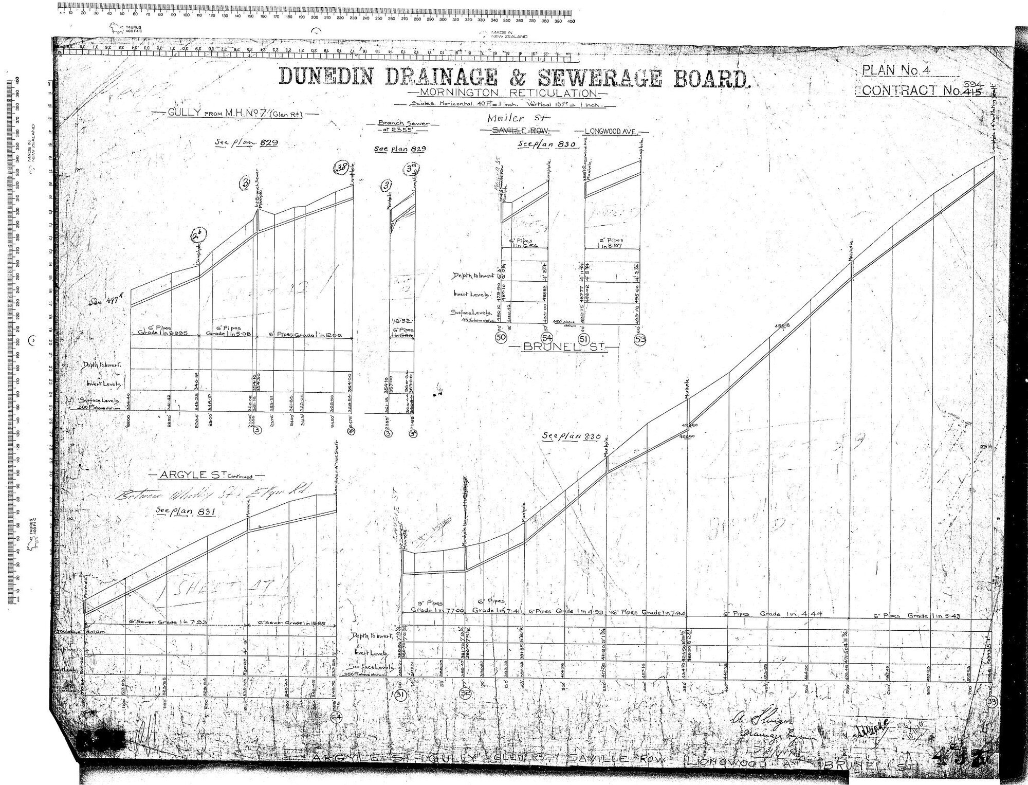 MORNINGTON RETICULATION &ndash; ARGYLE STREET, GULLY GLEN ROAD, SAVILLE ROW, LONGWOOD AVENUE AND BRUNEL STREET