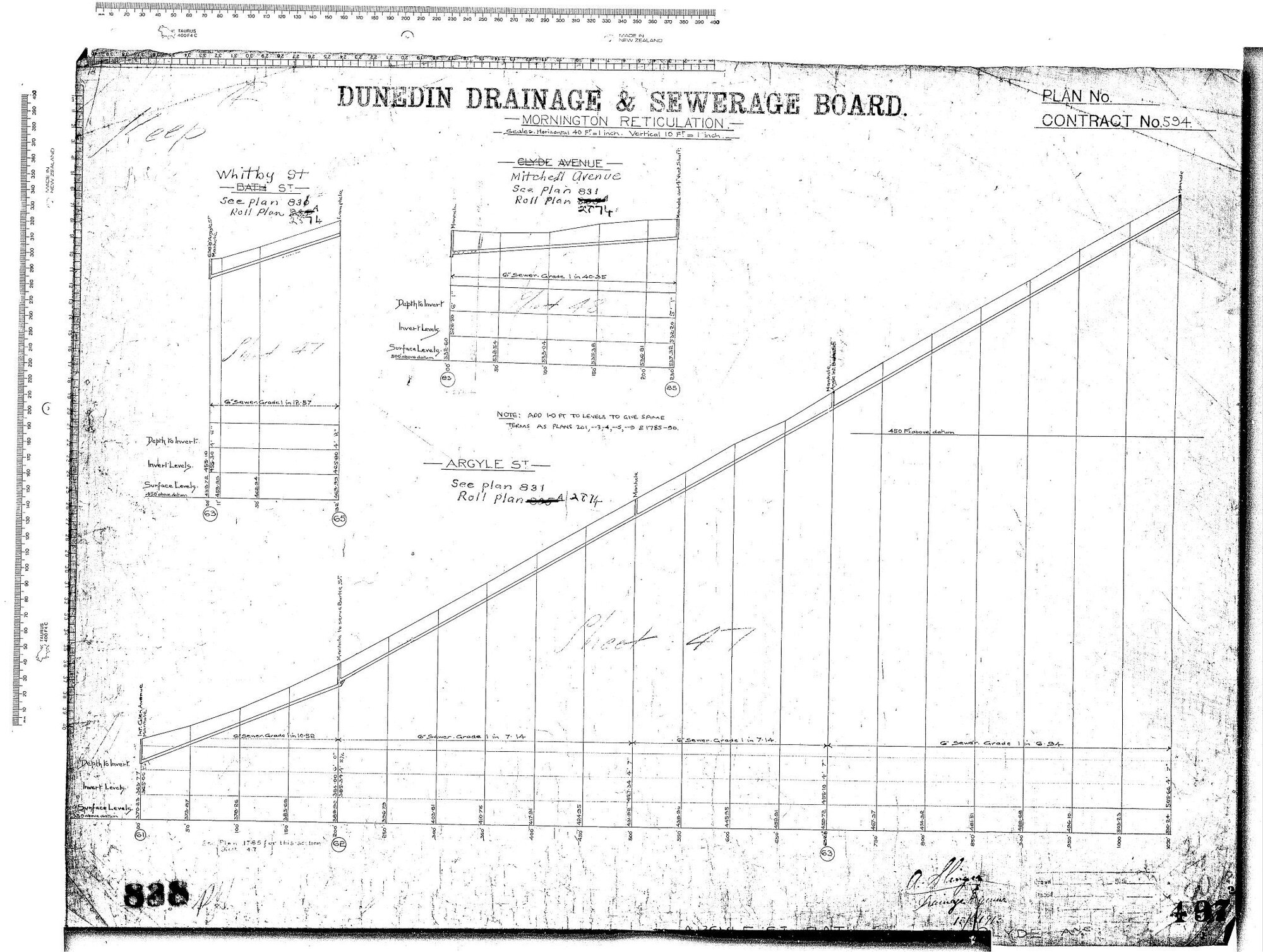 MORNINGTON RETICULATION &ndash; ARGYLE STREET, BATH STREET AND CLYDE AVENUE