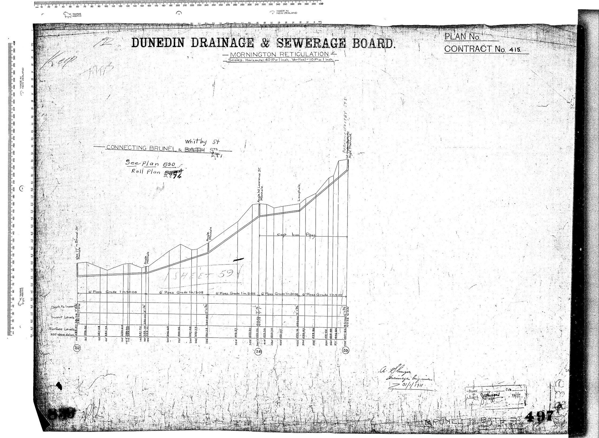 MORNINGTON RETICULATION &ndash; BRUNEL STREET AND BATH STREET