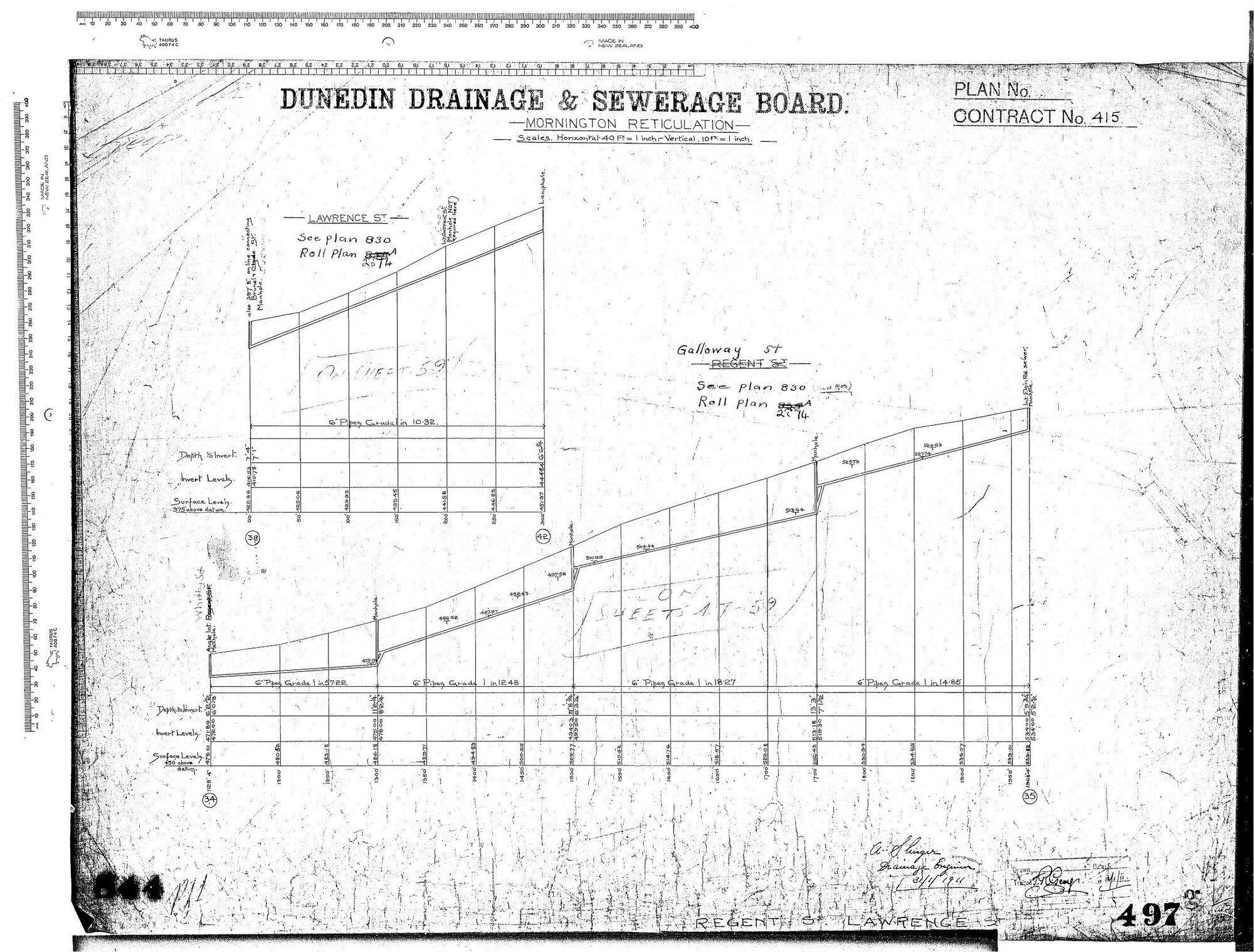 MORNINGTON RETICULATION &ndash; REGENT STREET AND LAWRENCE STREET