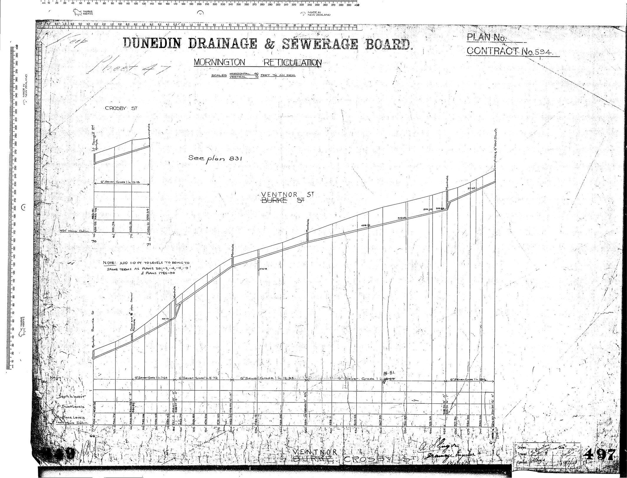 MORNINGTON RETICULATION &ndash; VENTNOR STREET AND CROSBY STREET