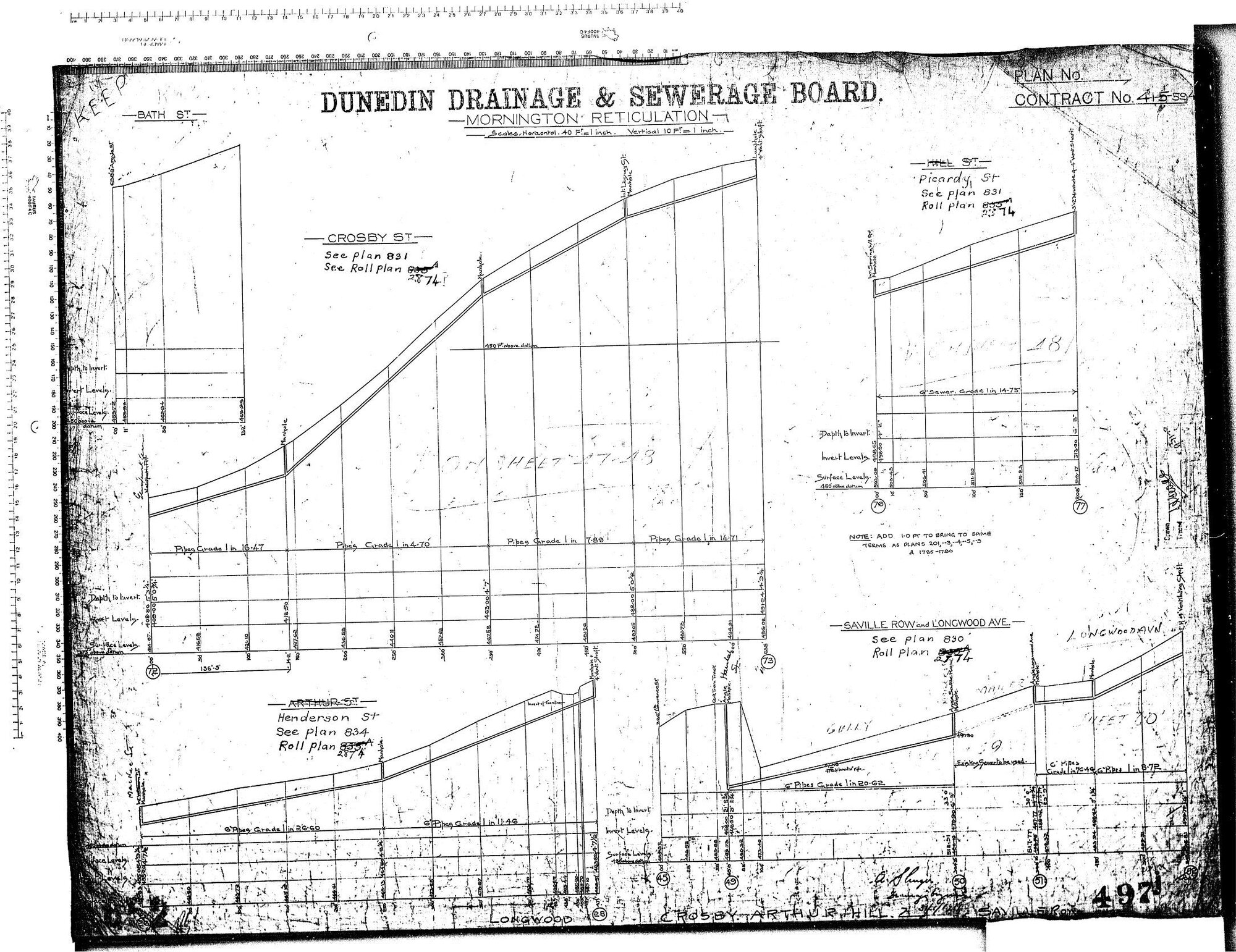 MORNINGTON RETICULATION &ndash; LONGWOOD AVENUE, CROSBY STREET, ARTHUR STREET, HILL STREET AND SAVILLE ROW