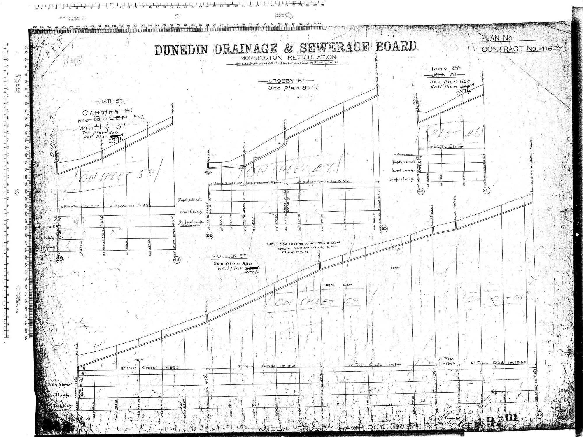 MORNINGTON RETICULATION &ndash; QUEEN STREET, CROSBY STREET, HAVELOCK STREET AND JOHN STREET