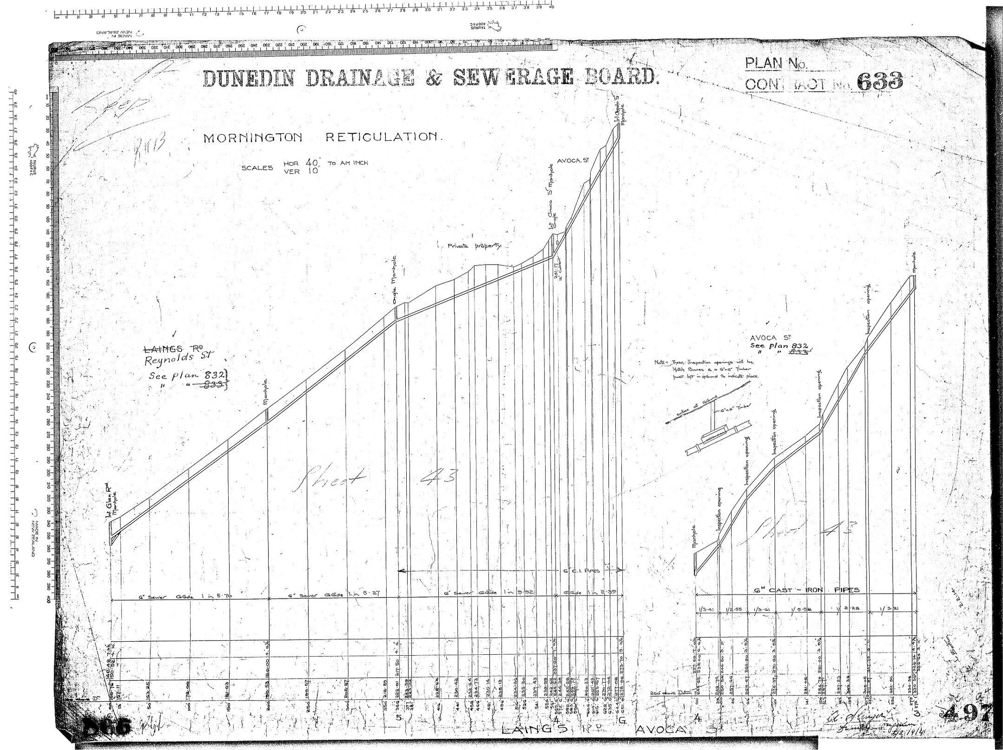 MORNINGTON RETICULATION &ndash; LAINGS ROAD AND AVOCA STREET