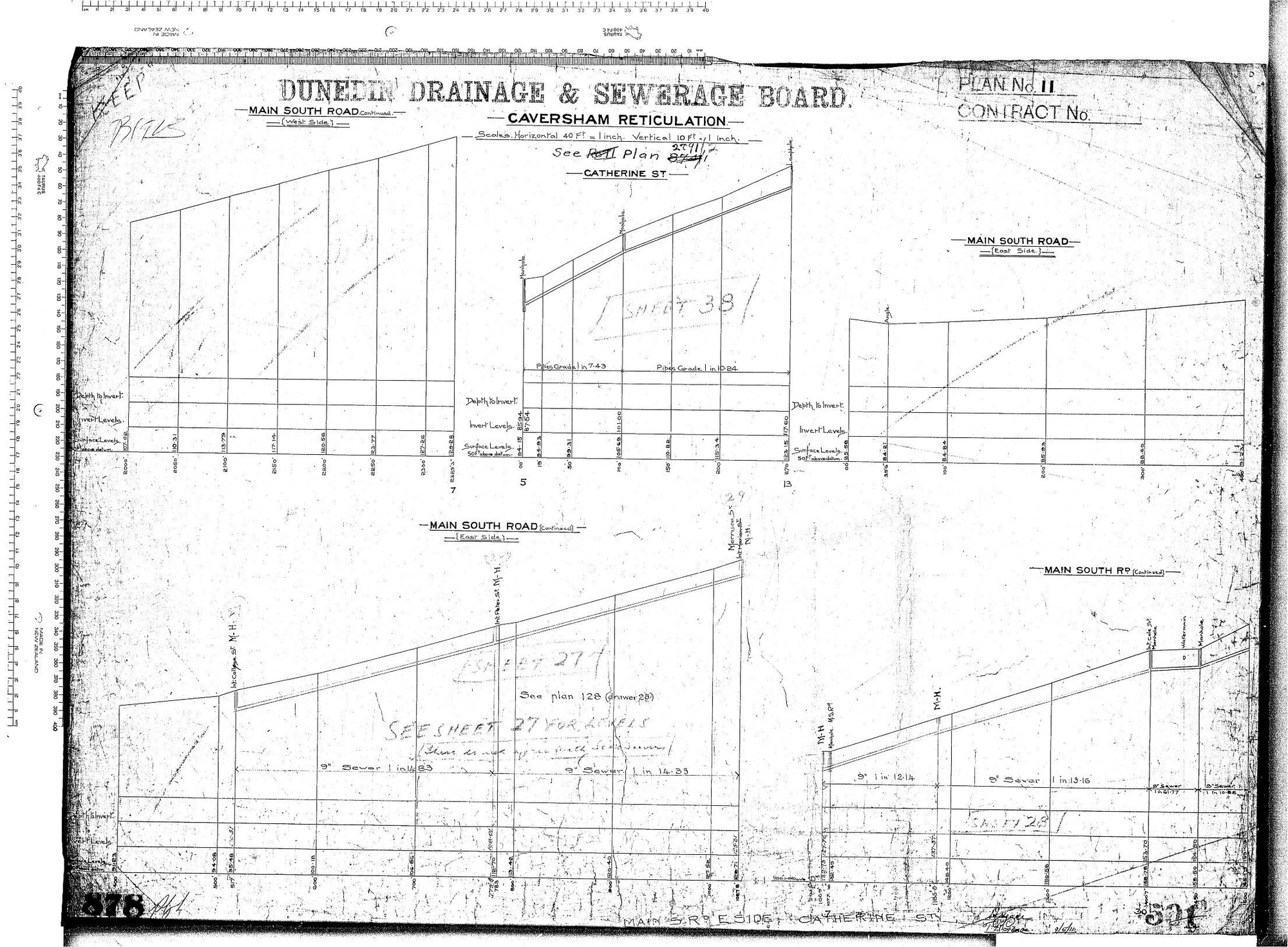 CAVERSHAM RETICULATION &ndash; MAINS SOUTH ROAD EAST SIDE AND CATHERINE STREET