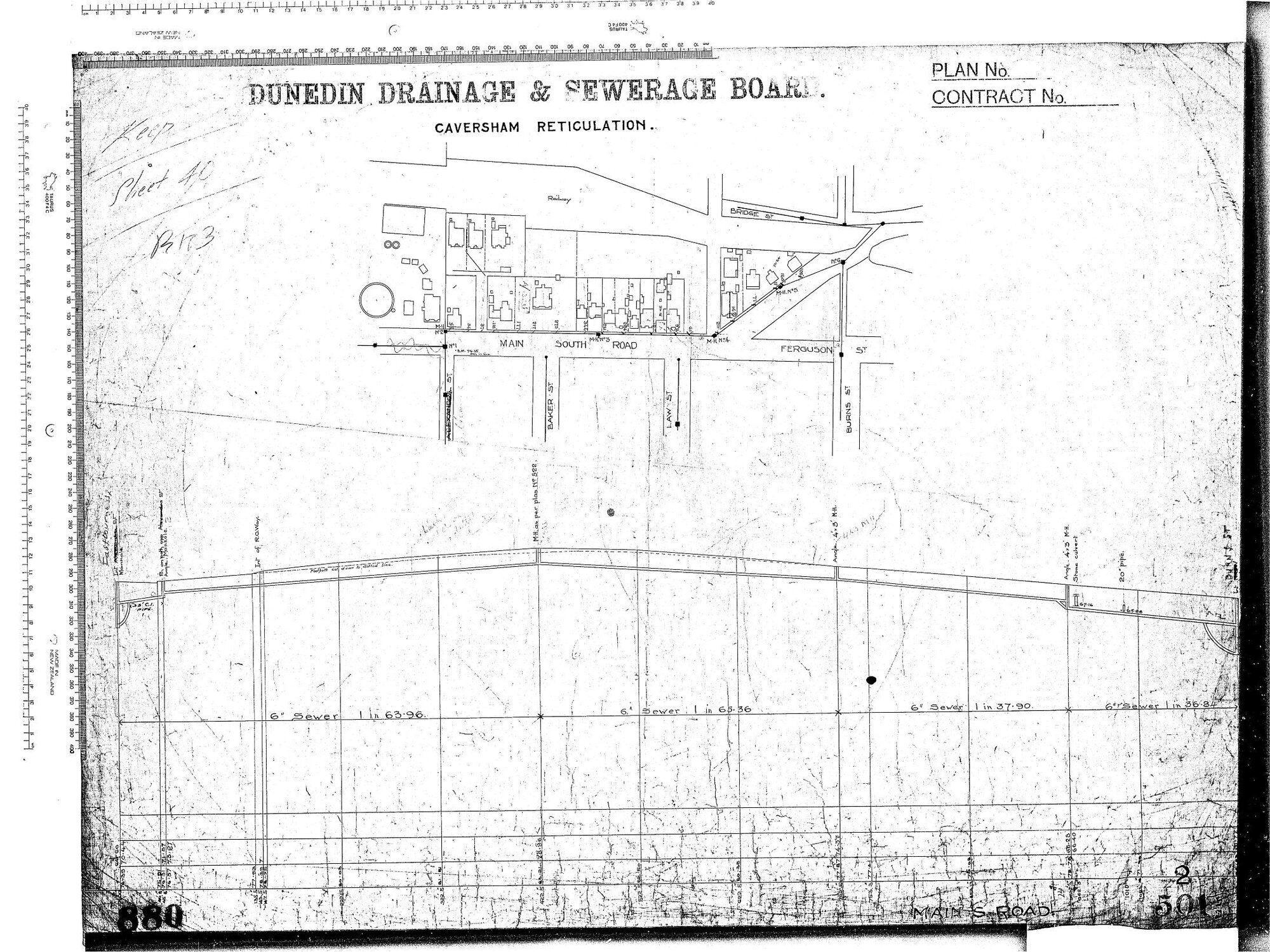 CAVERSHAM RETICULATION &ndash; MAIN SOUTH ROAD