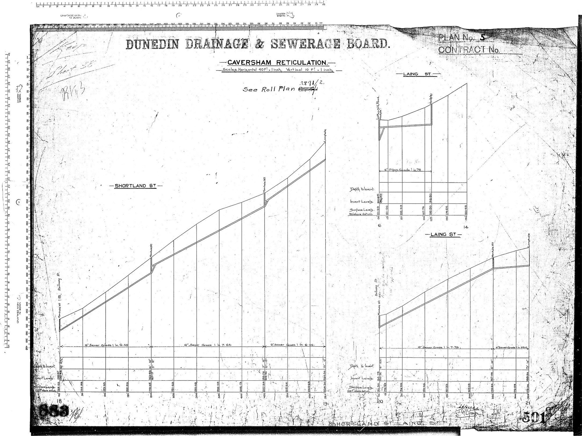 CAVERSHAM RETICULATION &ndash; SHORTLAND STREET AND LAING STREET